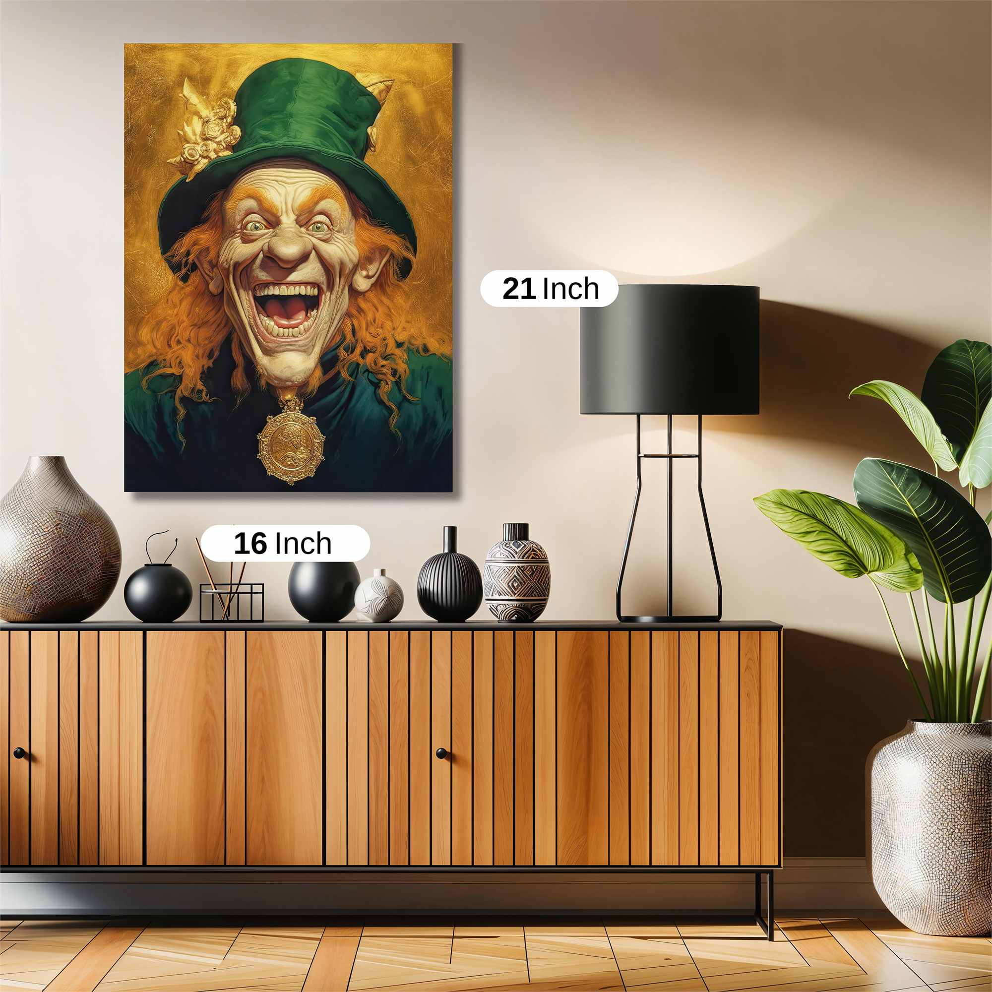 Leprechaun Jubilant Safe Wall Magnetic / M