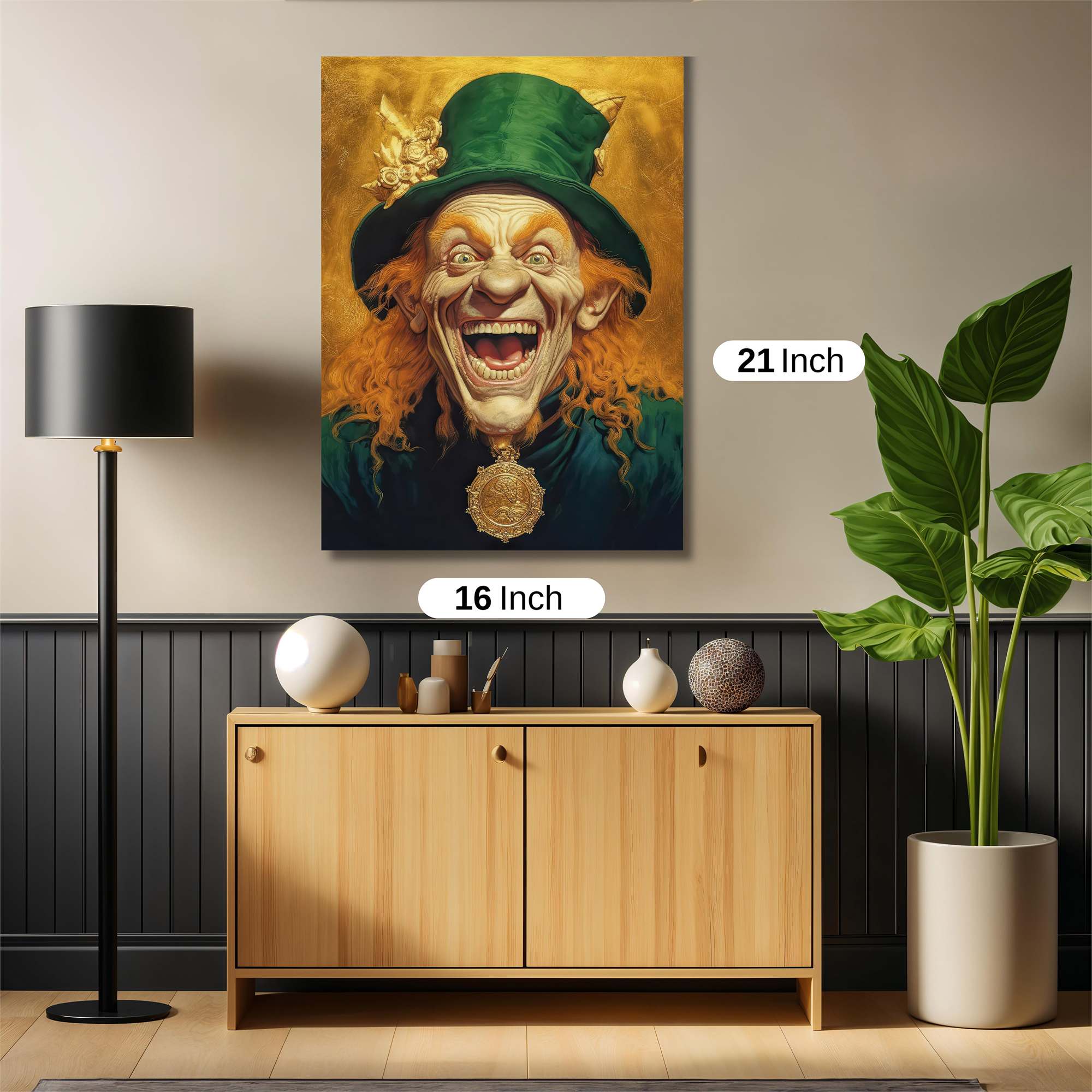 Leprechaun Jubilant Safe Wall Magnetic / M