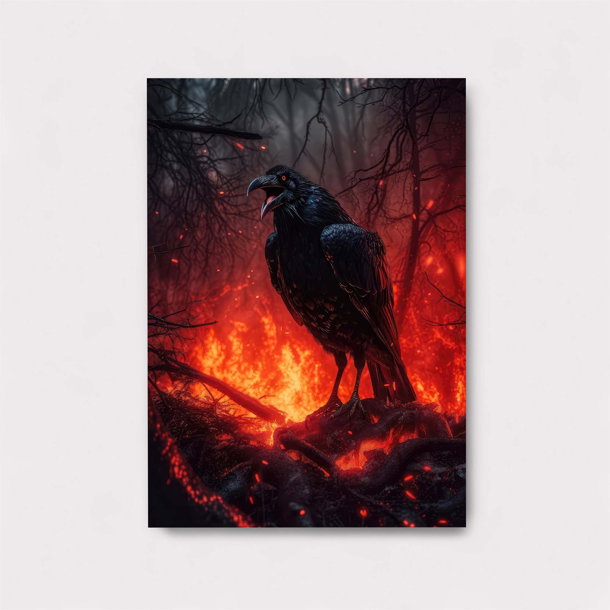 Raven Inferno Safe Wall Magnetic / M