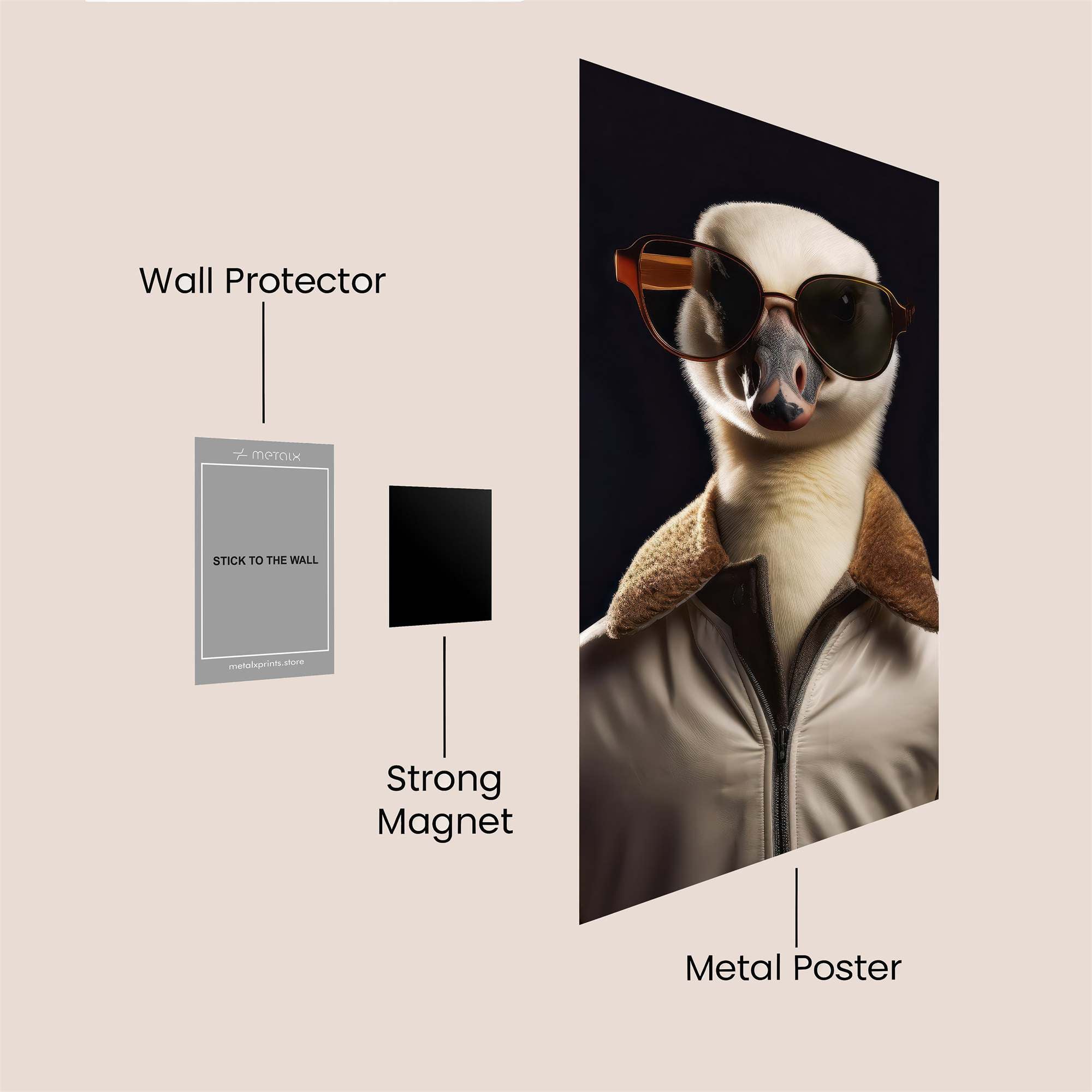 Goose Swagger Safe Wall Magnetic / M
