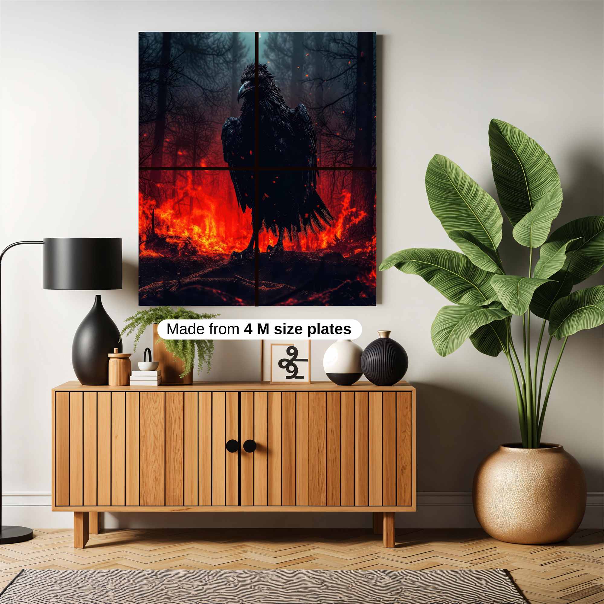 Raven Apocalypse Safe Wall Magnetic / M