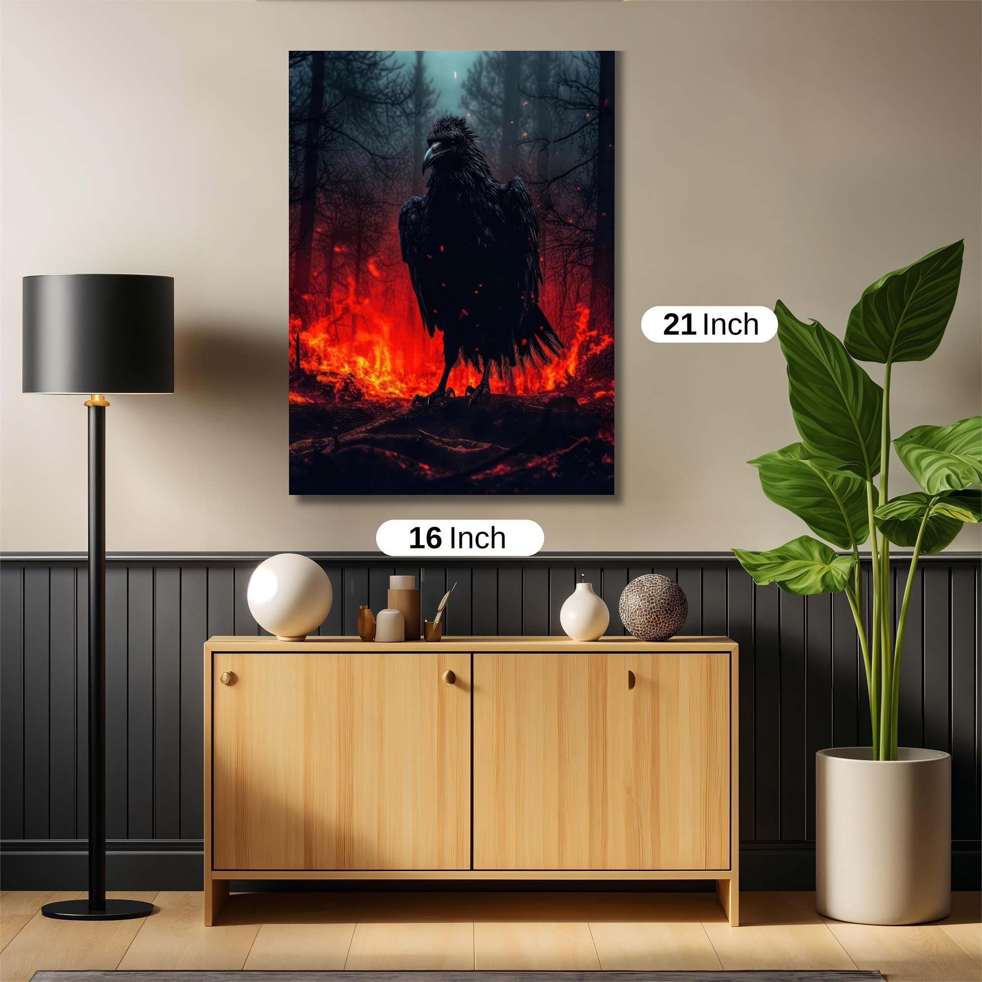 Raven Apocalypse Safe Wall Magnetic / M