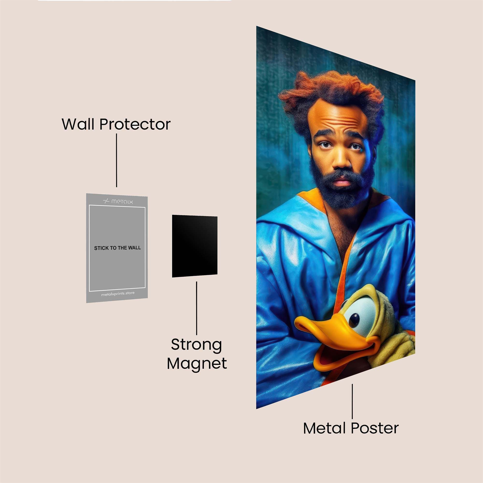 Childish Whimsy Safe Wall Magnetic / M