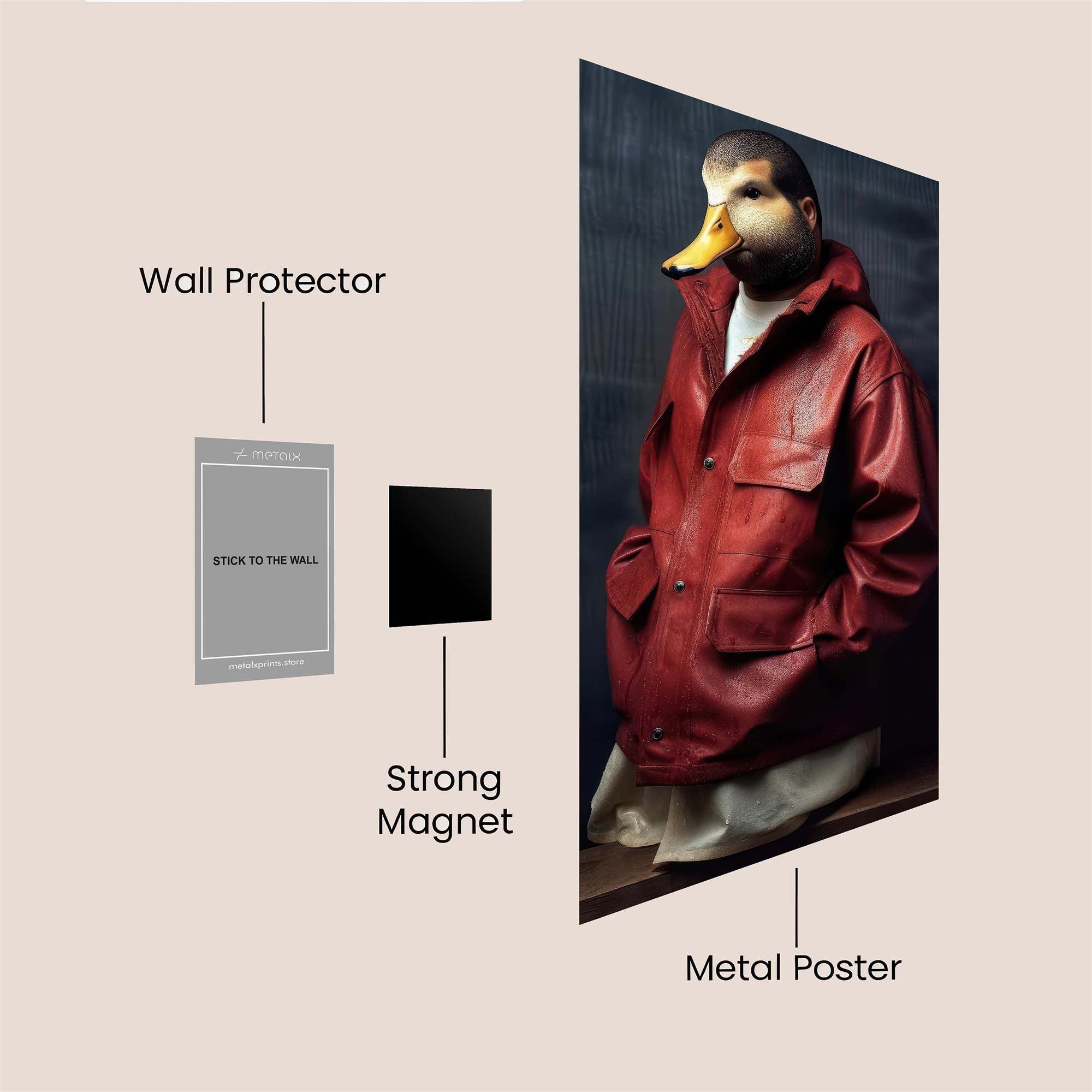 Duck Swagger Safe Wall Magnetic / M