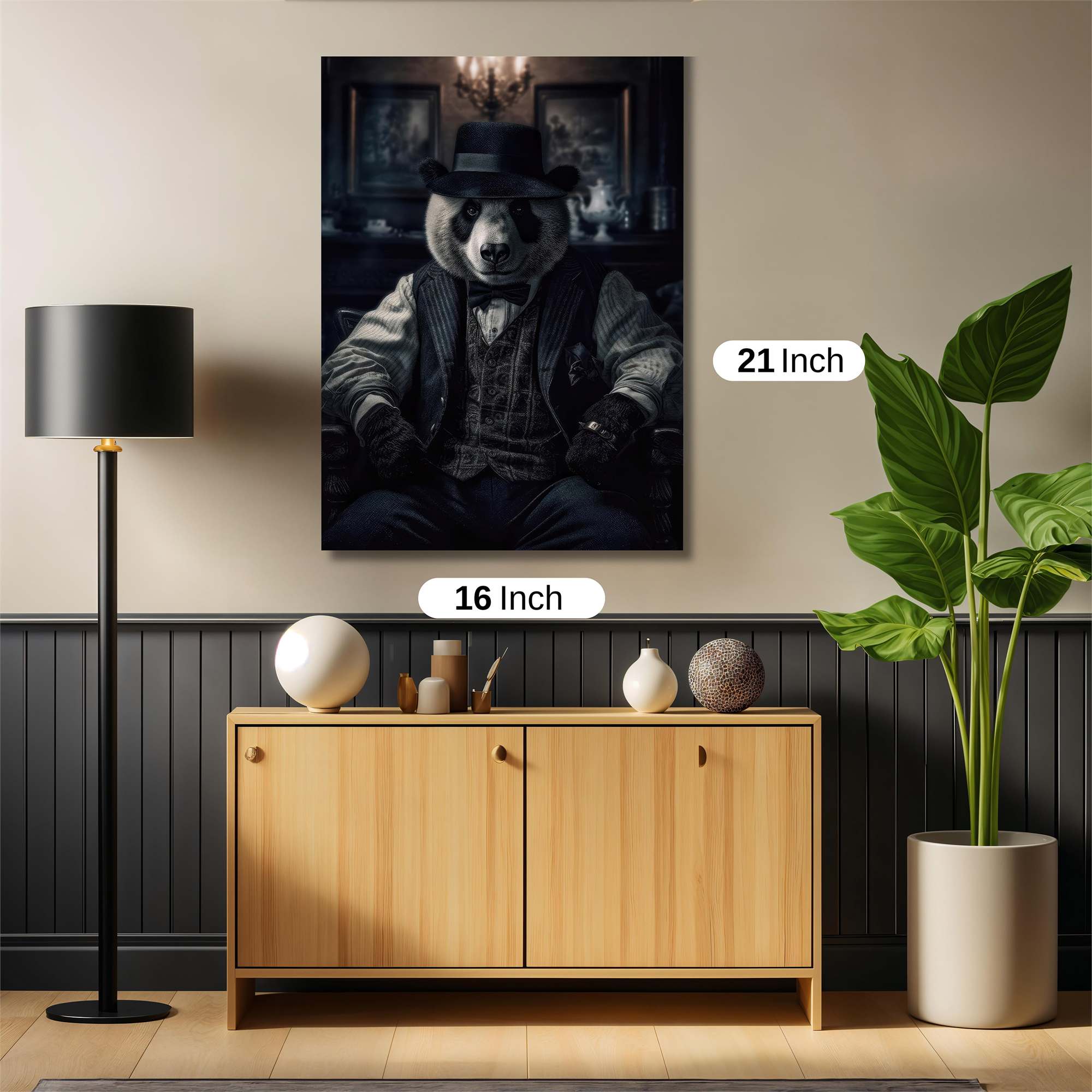 Panda Elegant Safe Wall Magnetic / M