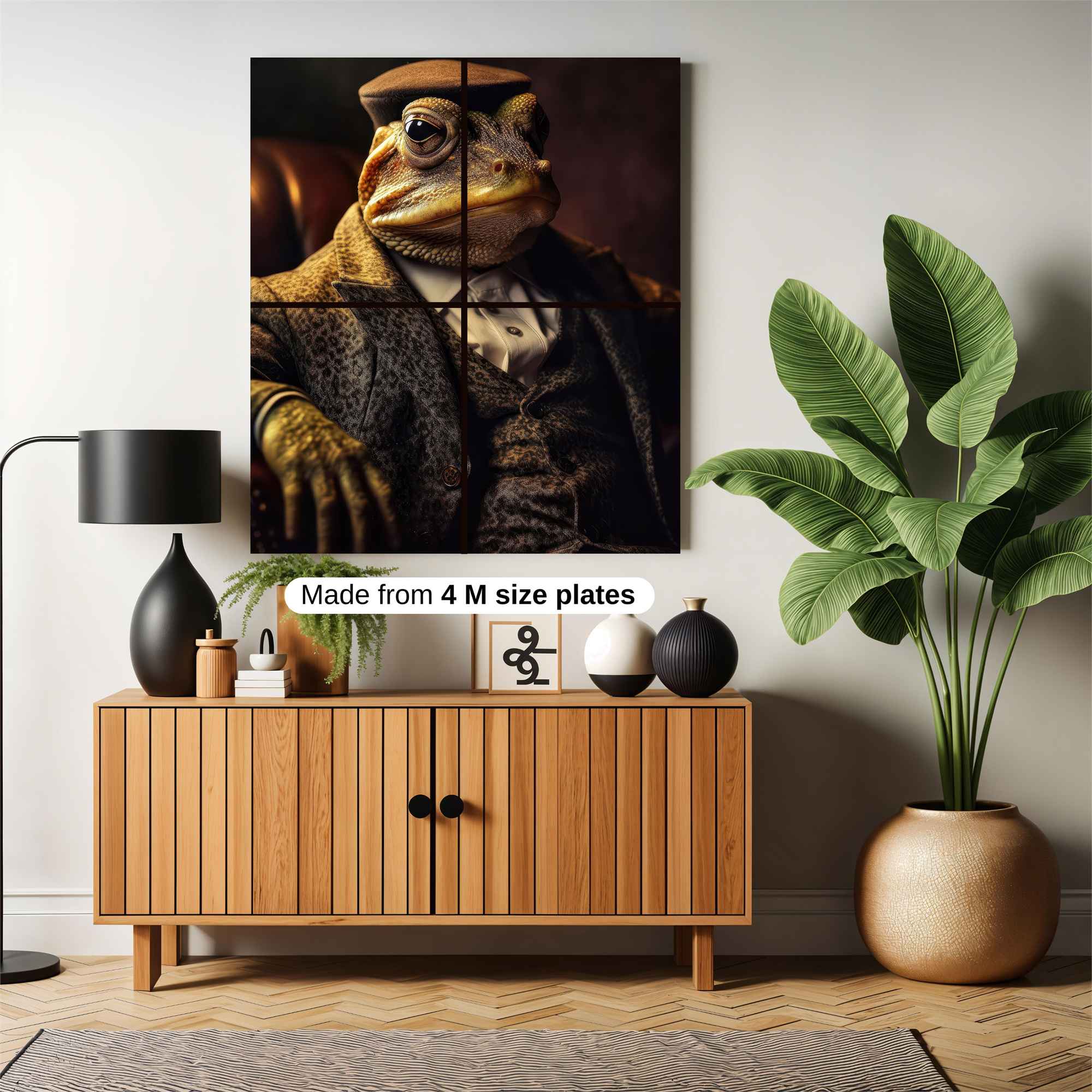 Frog Gentleman Safe Wall Magnetic / M