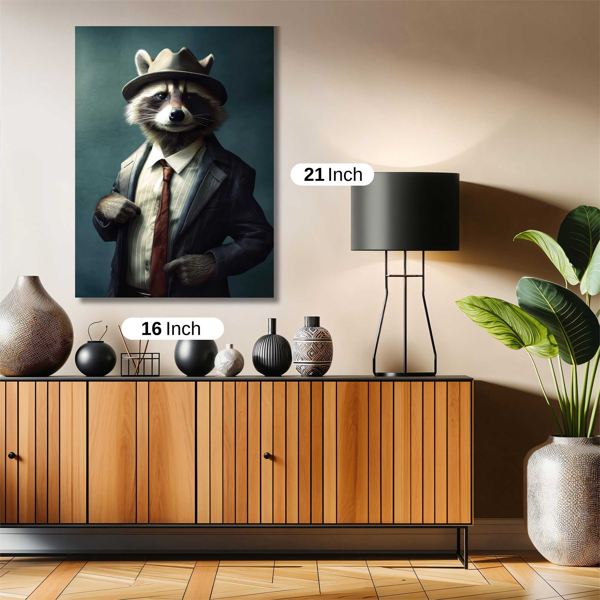 Raccoon Dapper Safe Wall Magnetic / M