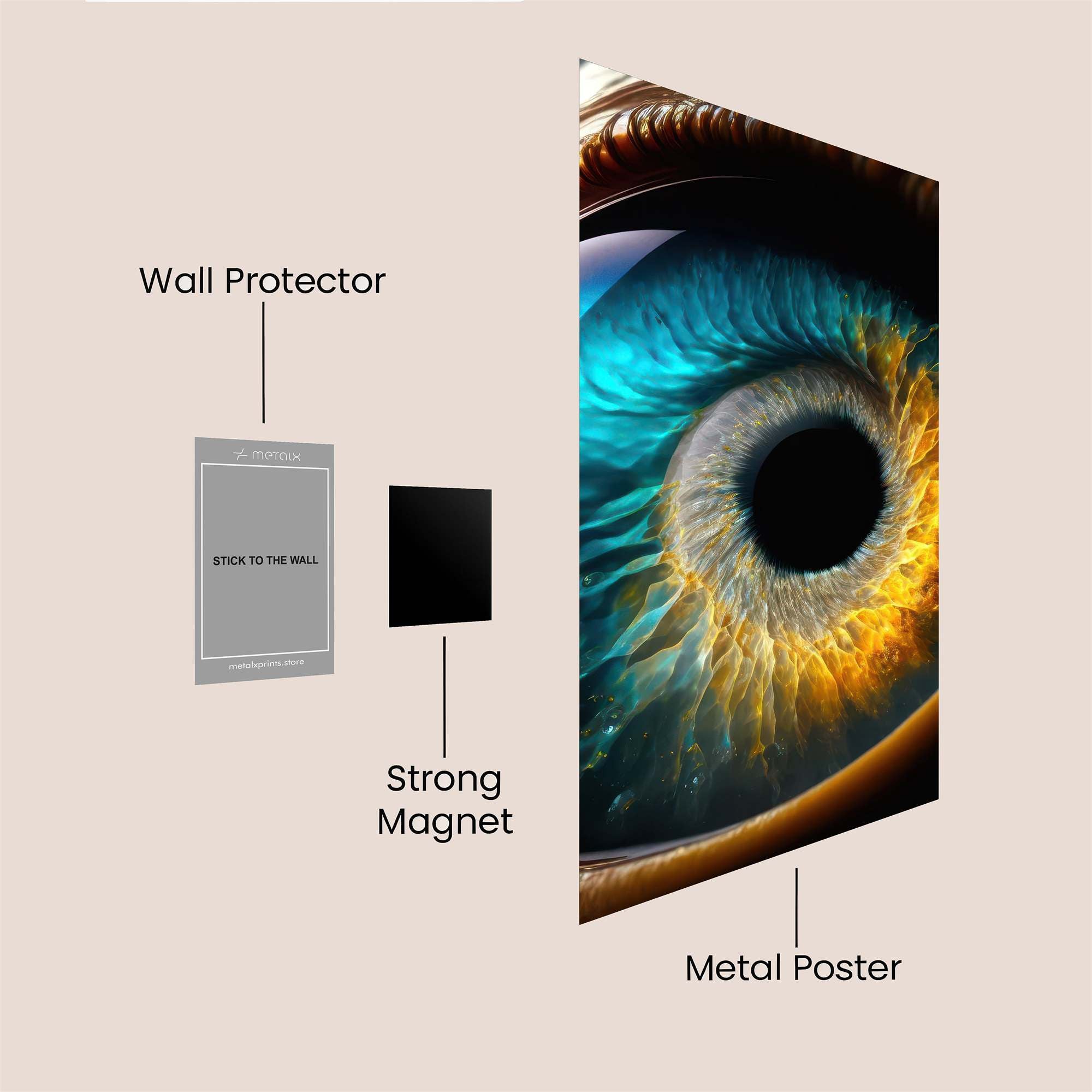 Galactic Gaze Safe Wall Magnetic / M