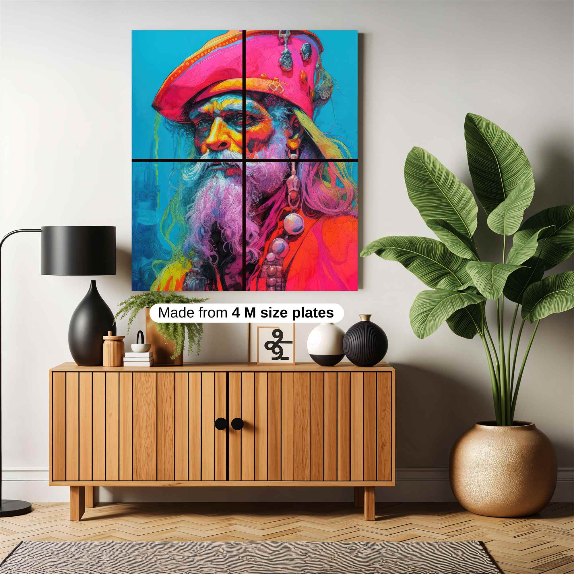 Pirate Vibrant Safe Wall Magnetic / M