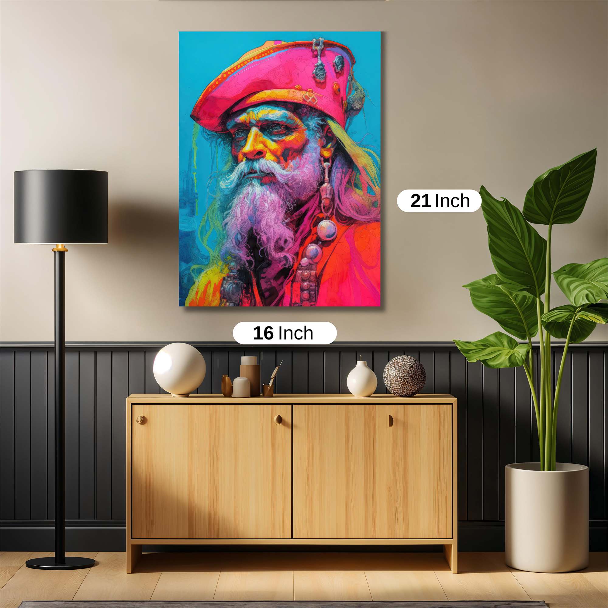 Pirate Vibrant Safe Wall Magnetic / M