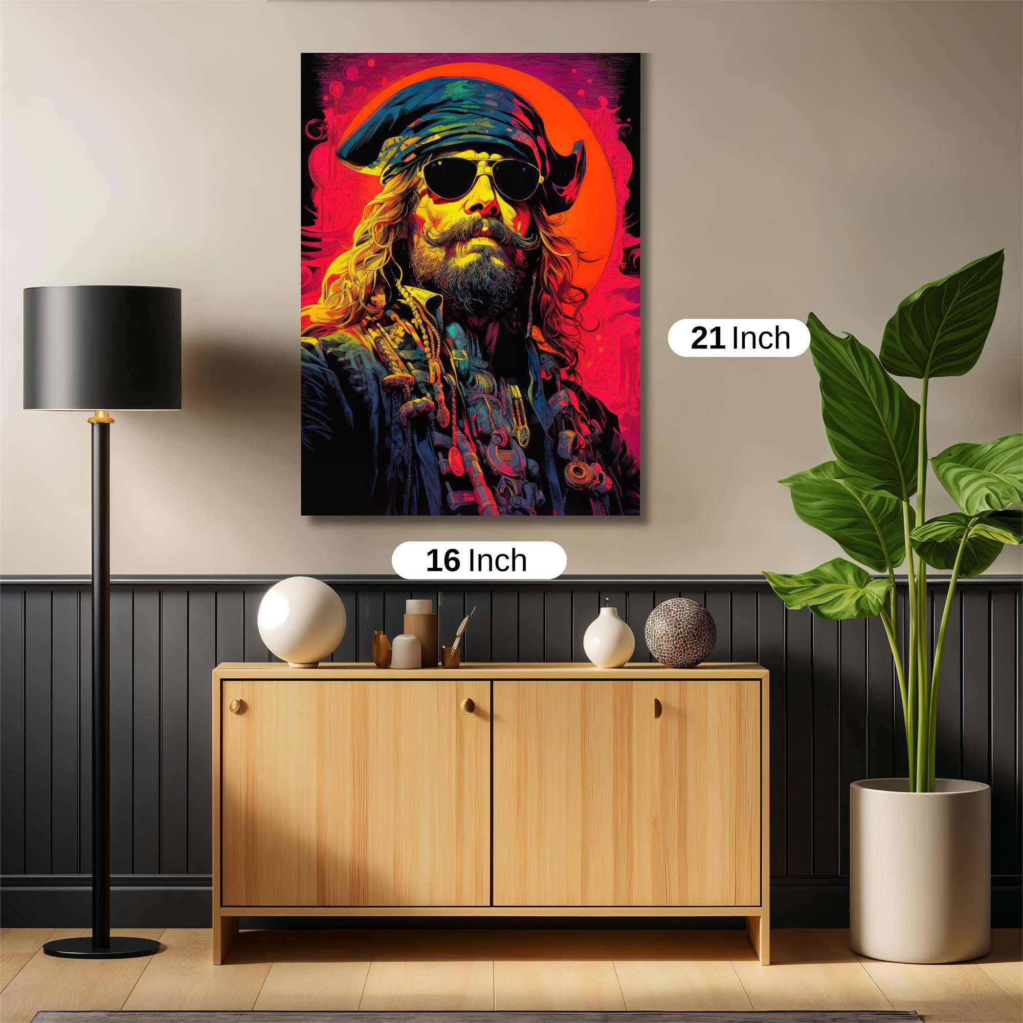 Pirate Vibe Safe Wall Magnetic / M