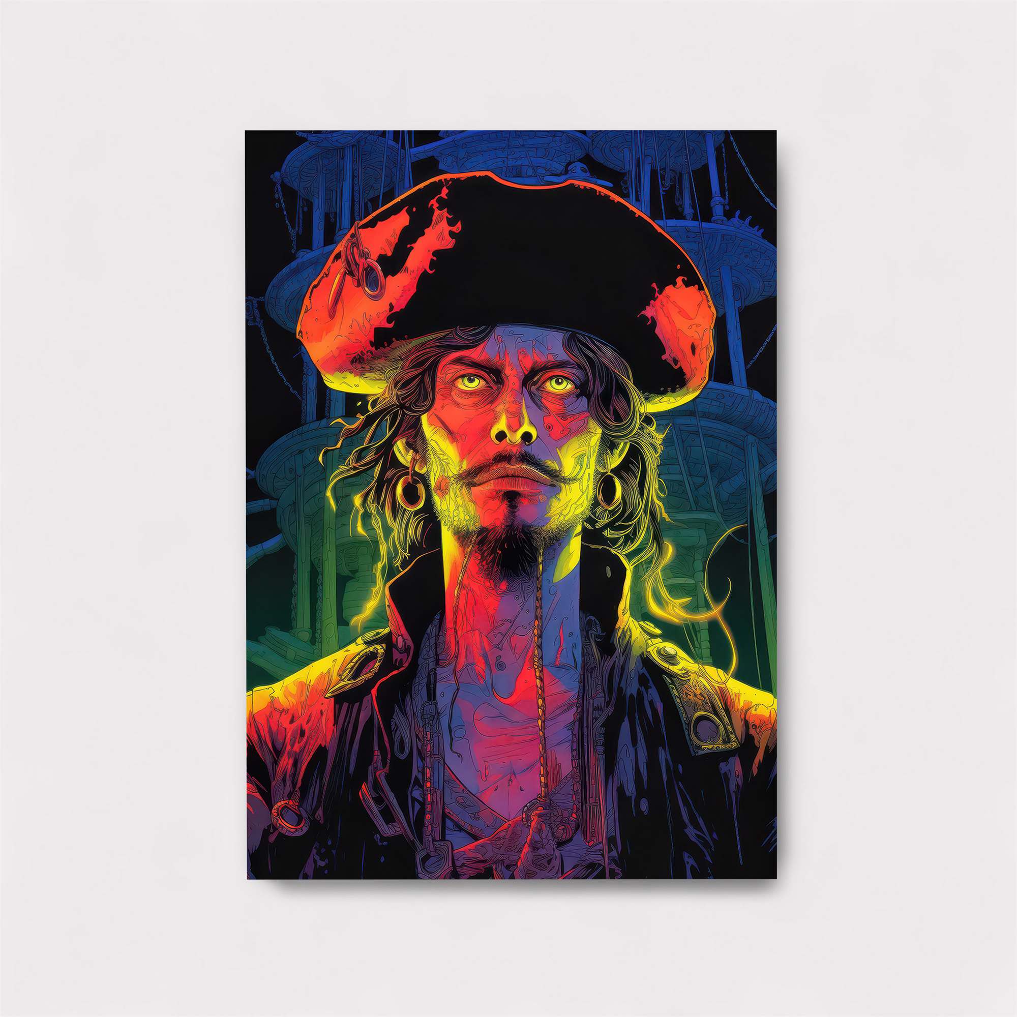 Pirate Glow Safe Wall Magnetic / M