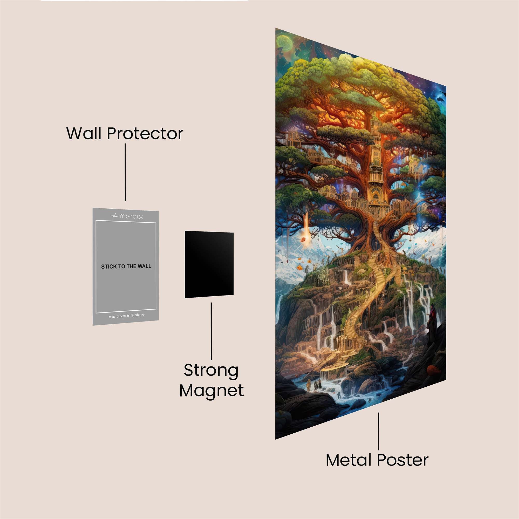 Yggdrasil Dream Safe Wall Magnetic / M