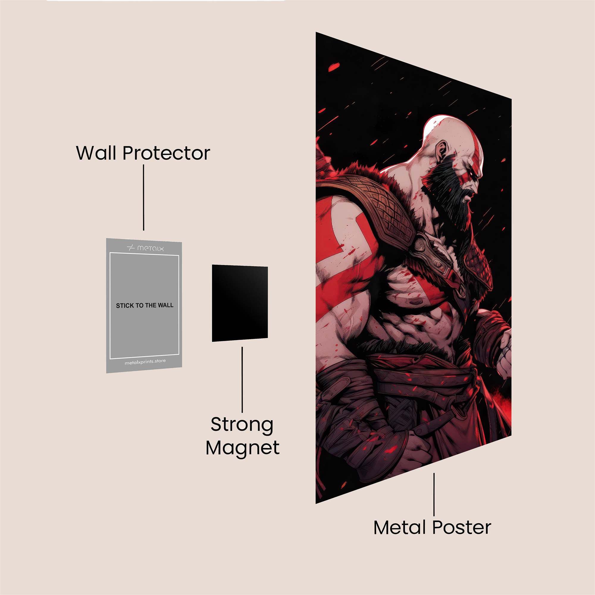 Kratos Defiant Safe Wall Magnetic / M