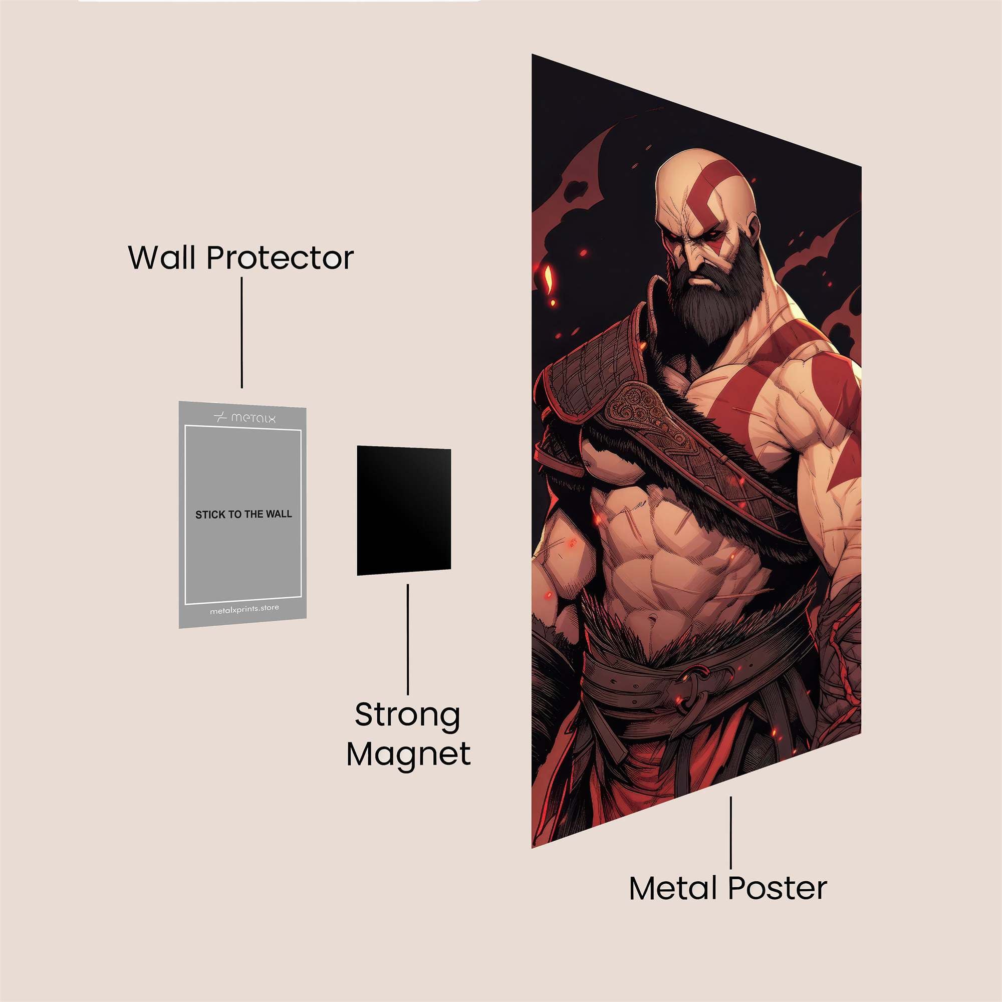 Kratos Defiant Safe Wall Magnetic / M