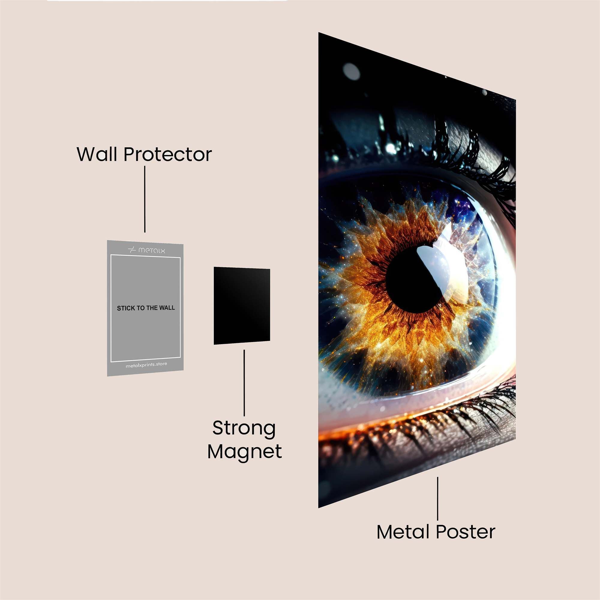 StellarGaze Safe Wall Magnetic / M