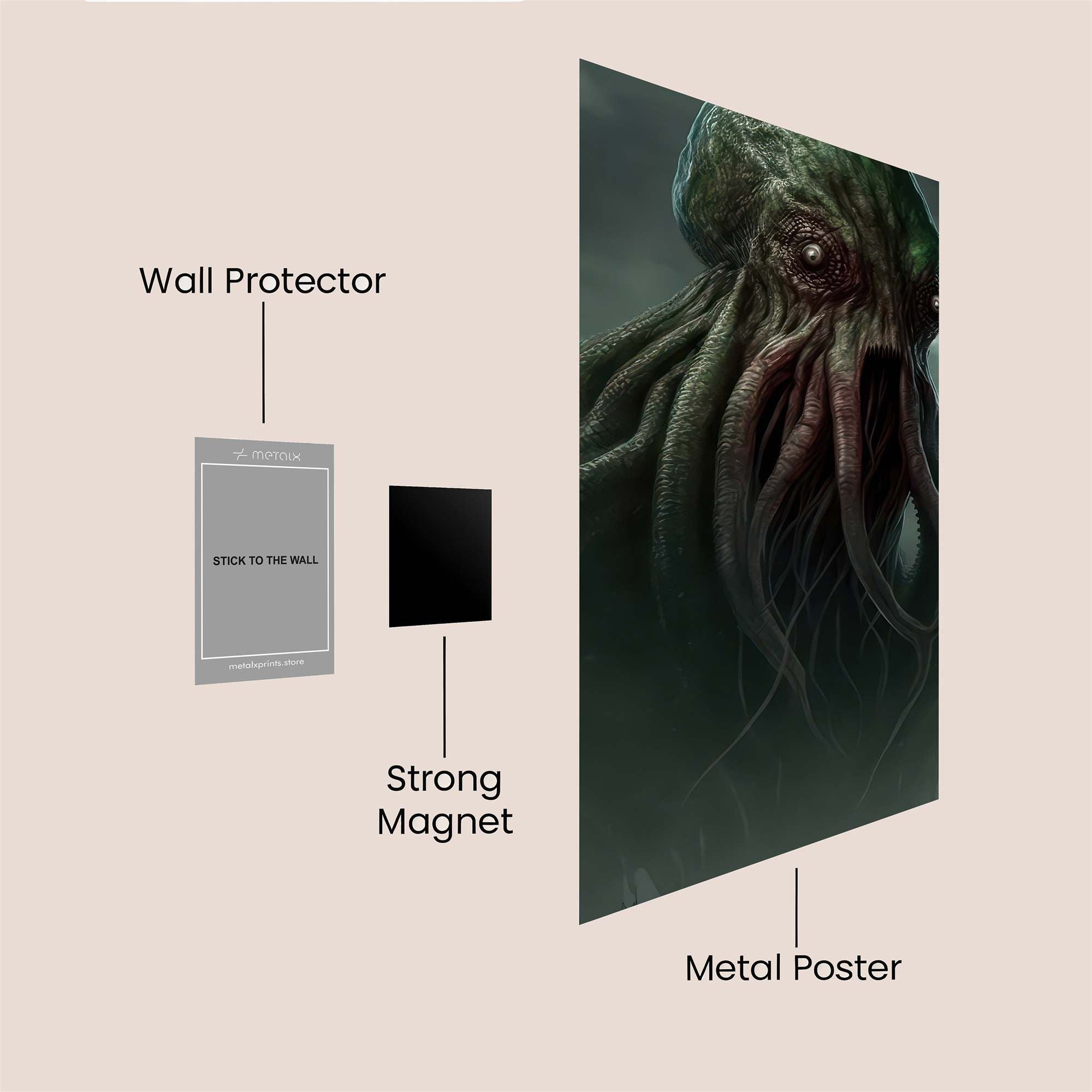 Cthulhu Enigma Safe Wall Magnetic / M