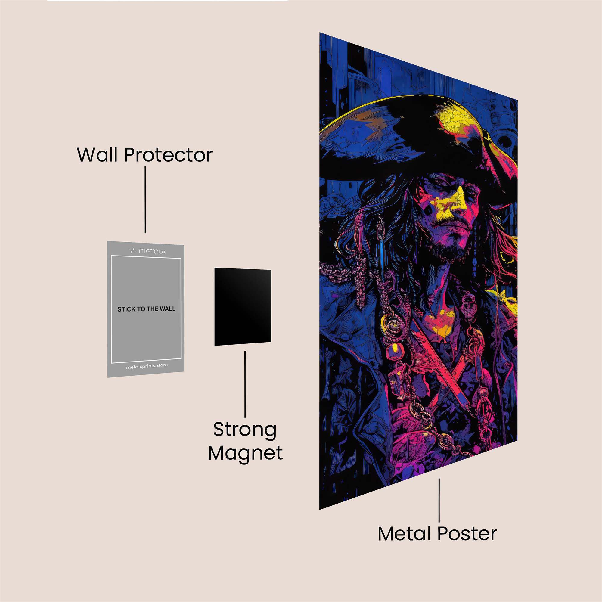 Sparrow Radiant Safe Wall Magnetic / M