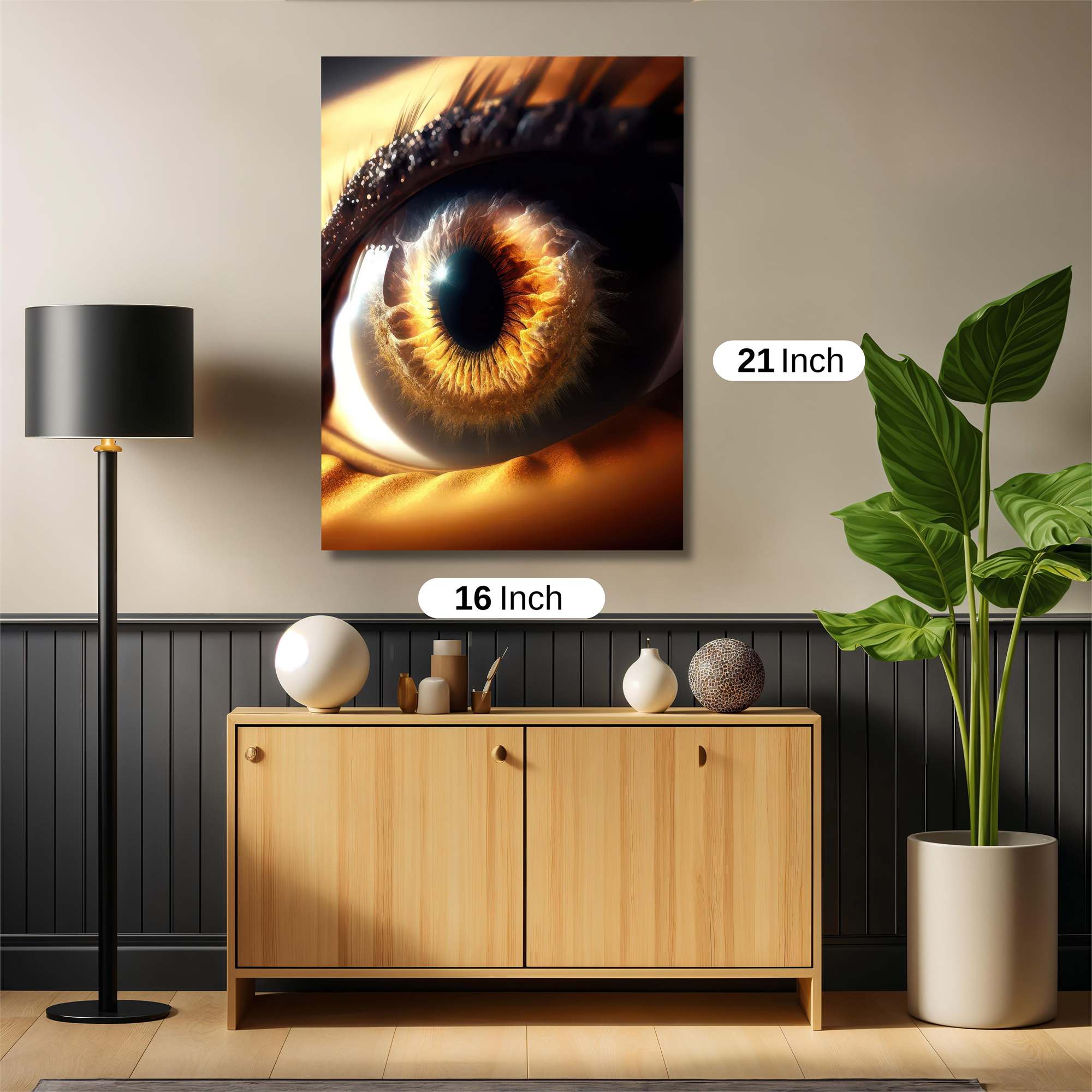 Golden Gaze Safe Wall Magnetic / M