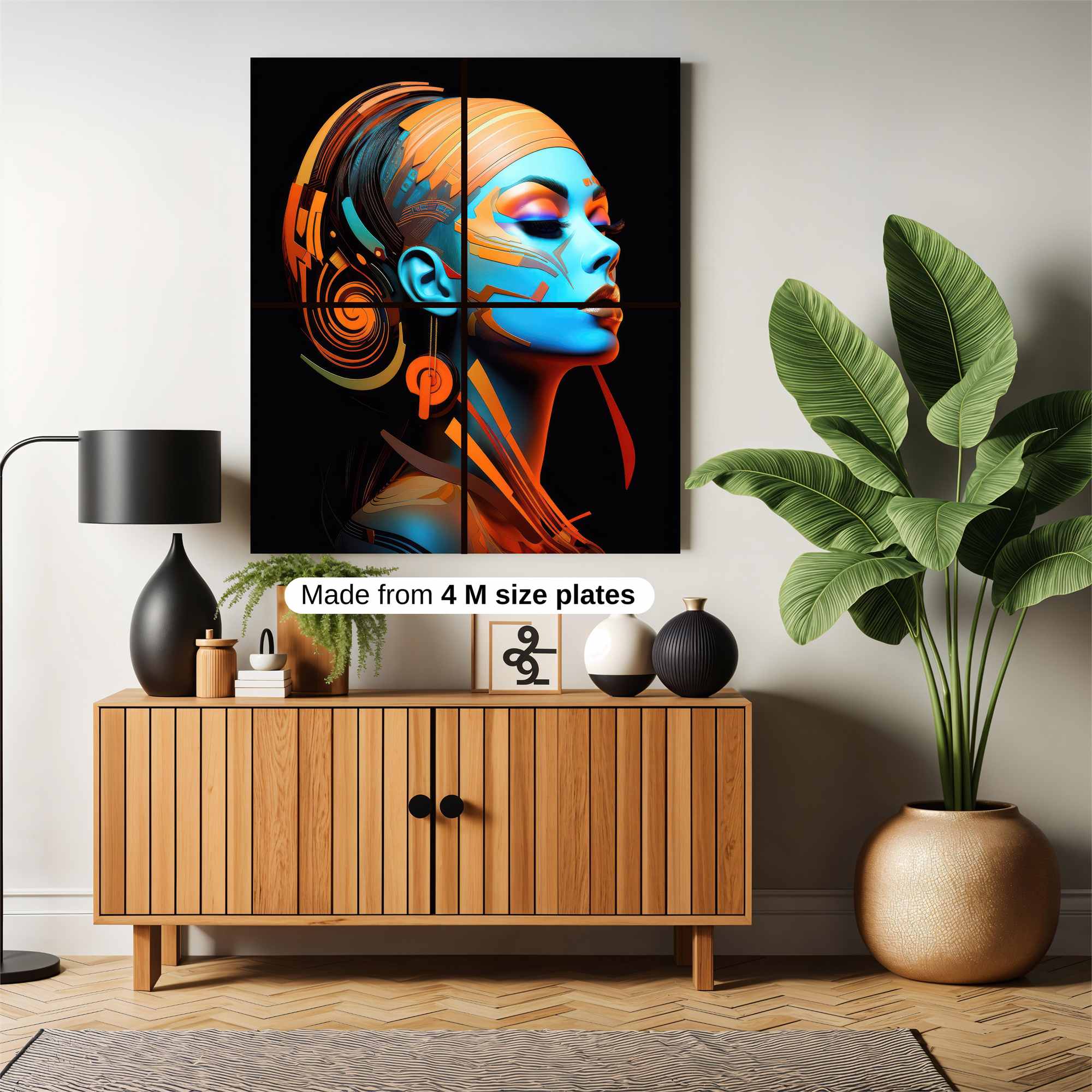 Neon Queen Safe Wall Magnetic / M