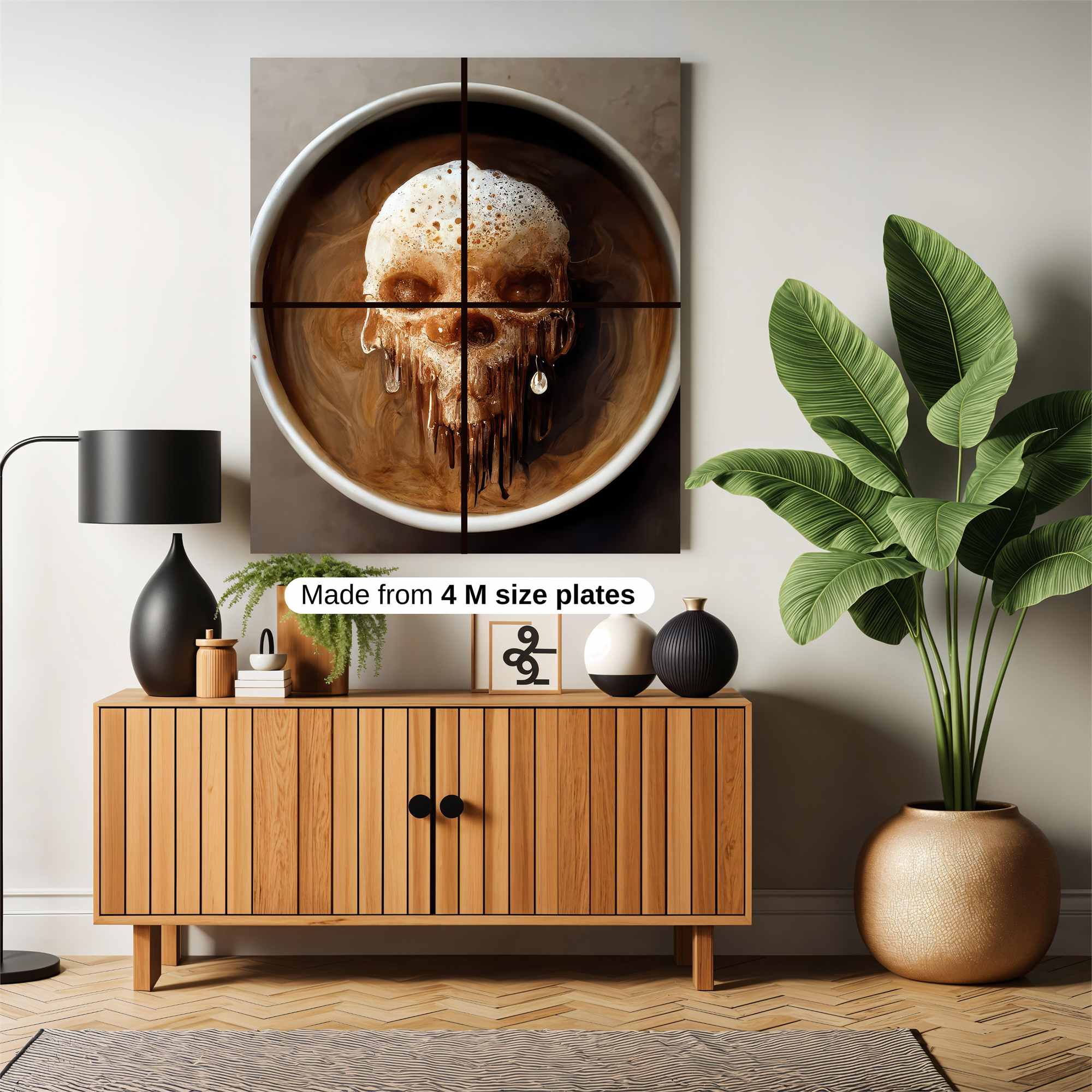 Skull Brew Safe Wall Magnetic / M