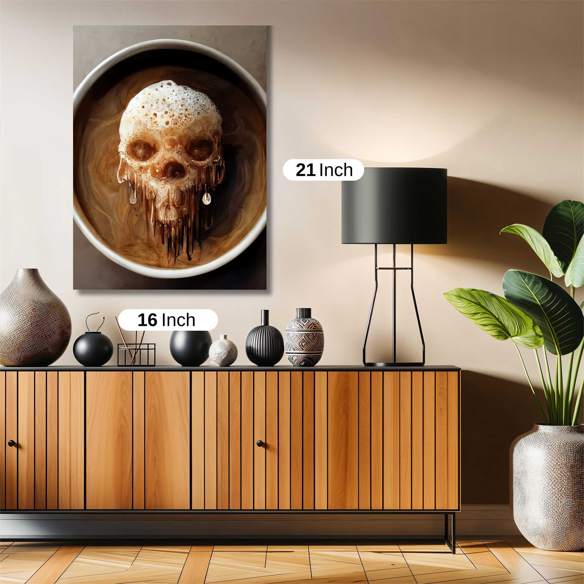 Skull Brew Safe Wall Magnetic / M