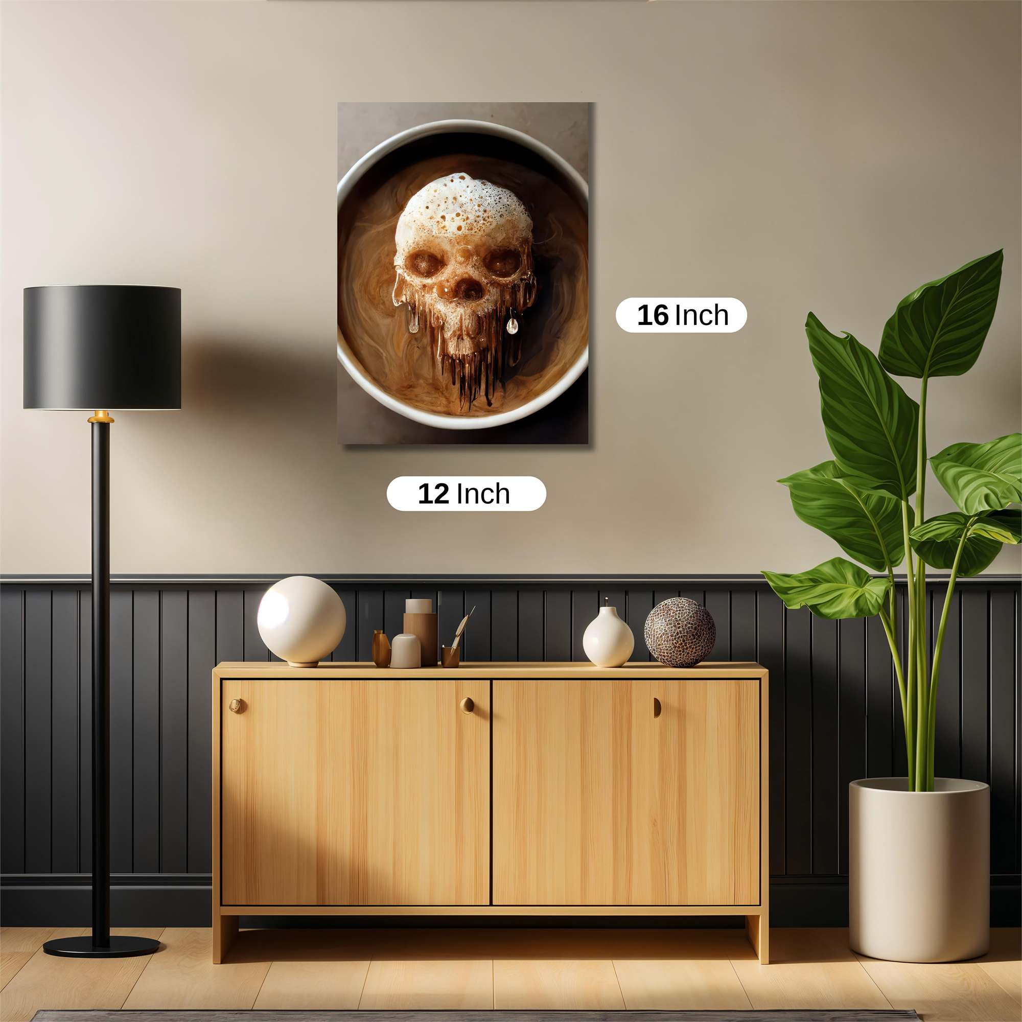 Skull Brew Safe Wall Magnetic / M