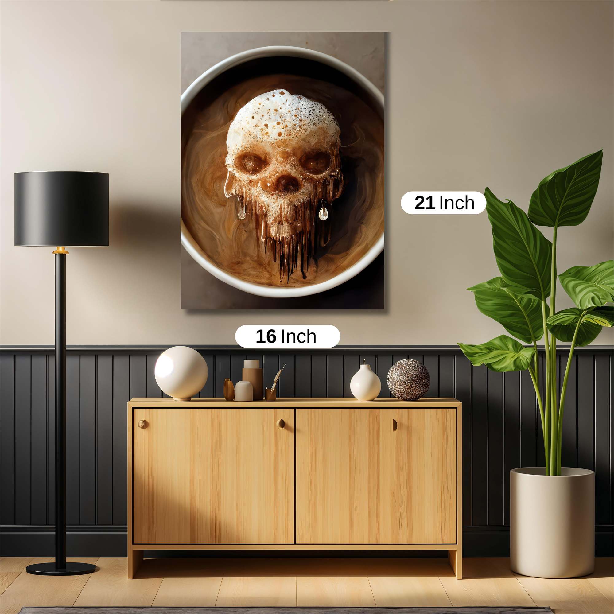 Skull Brew Safe Wall Magnetic / M