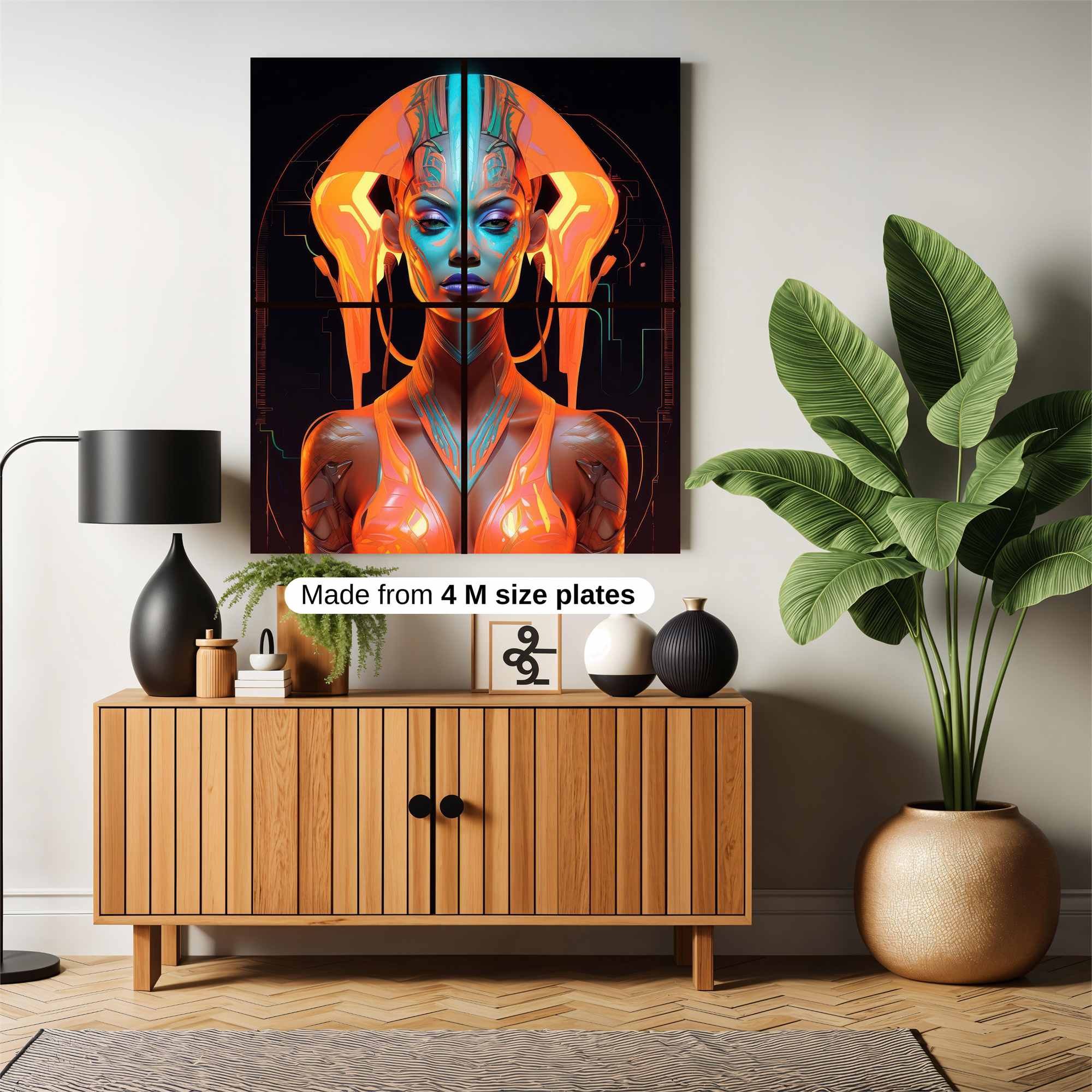 Neon Goddess Safe Wall Magnetic / M