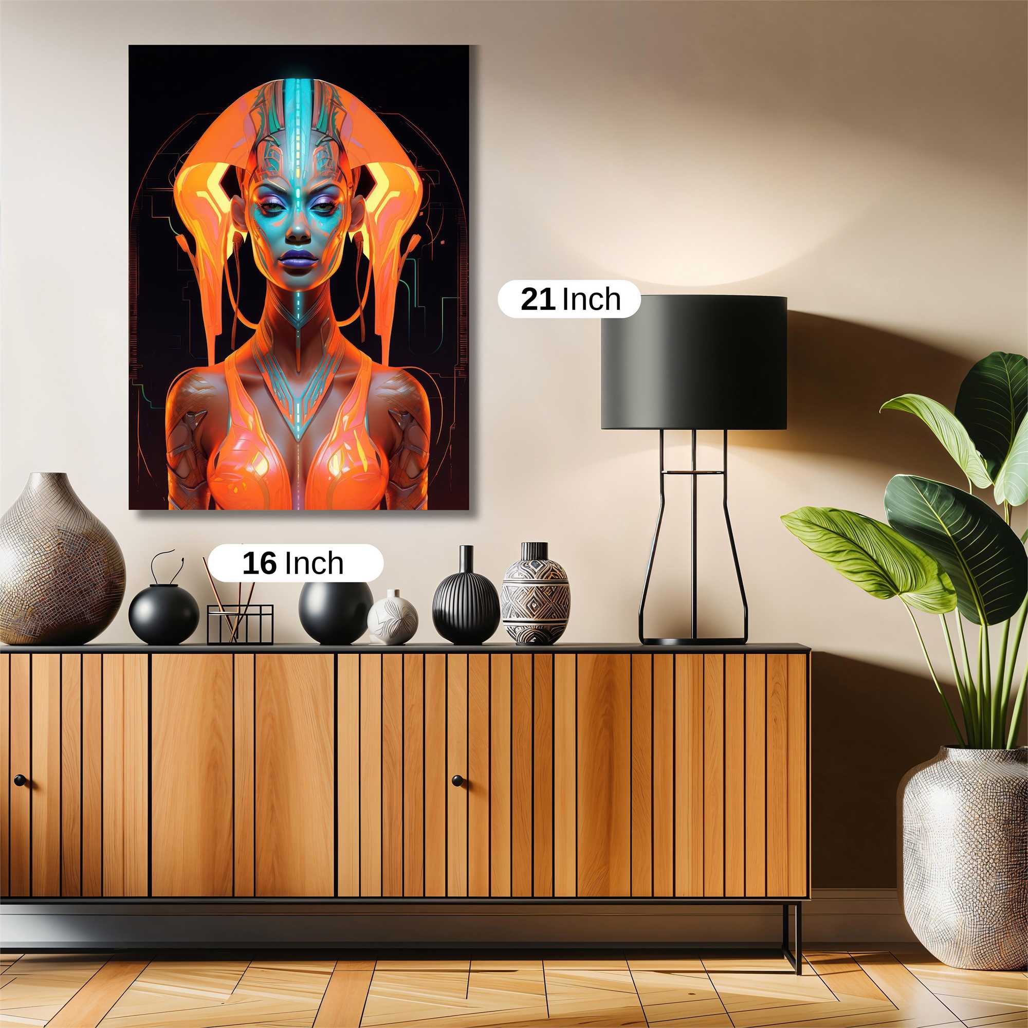 Neon Goddess Safe Wall Magnetic / M