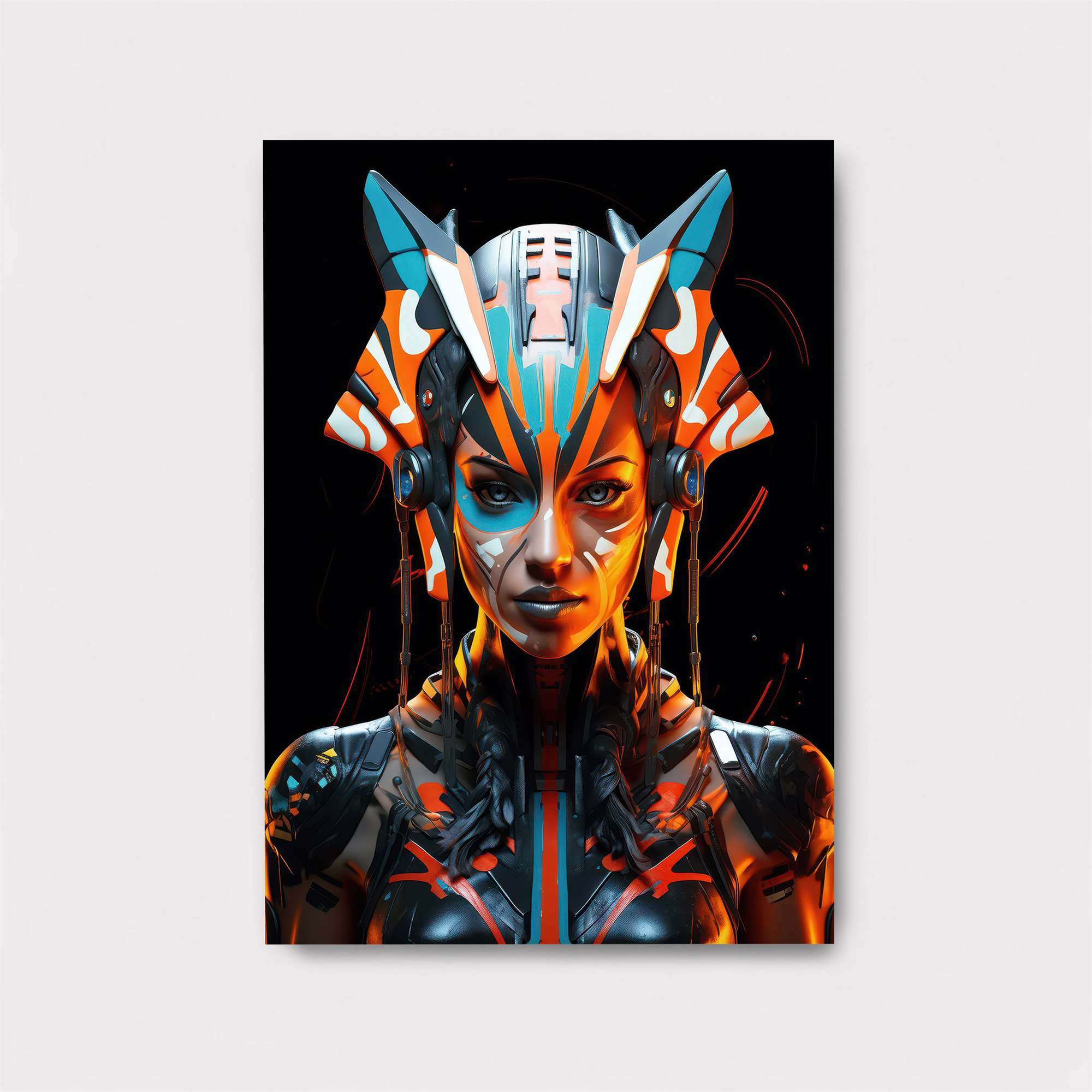 Neon Warrior Safe Wall Magnetic / M