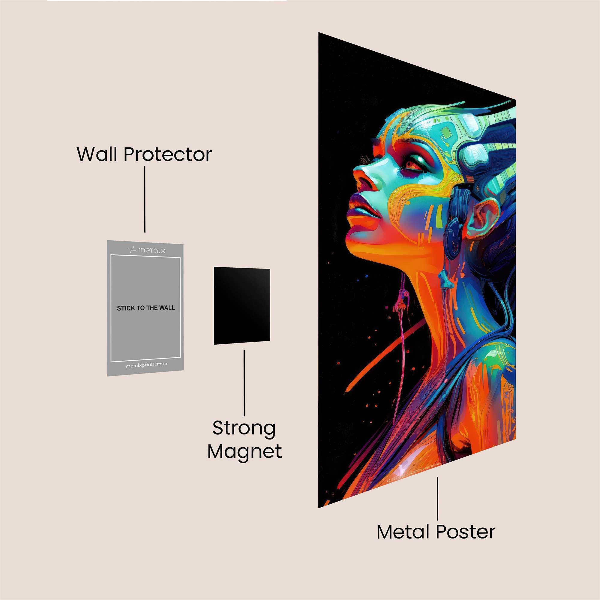 Neon Empress Safe Wall Magnetic / M