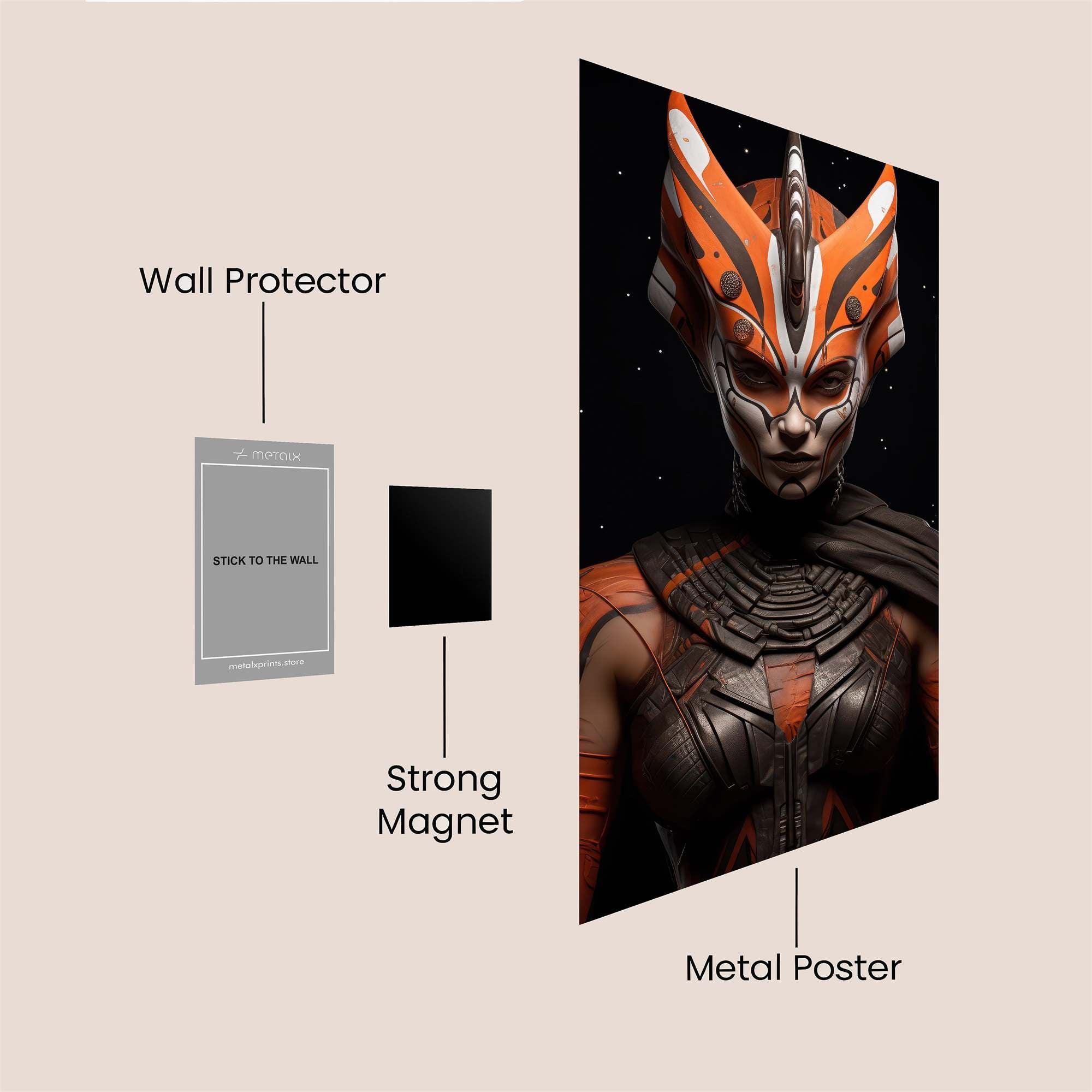 Alien Majesty Safe Wall Magnetic / M