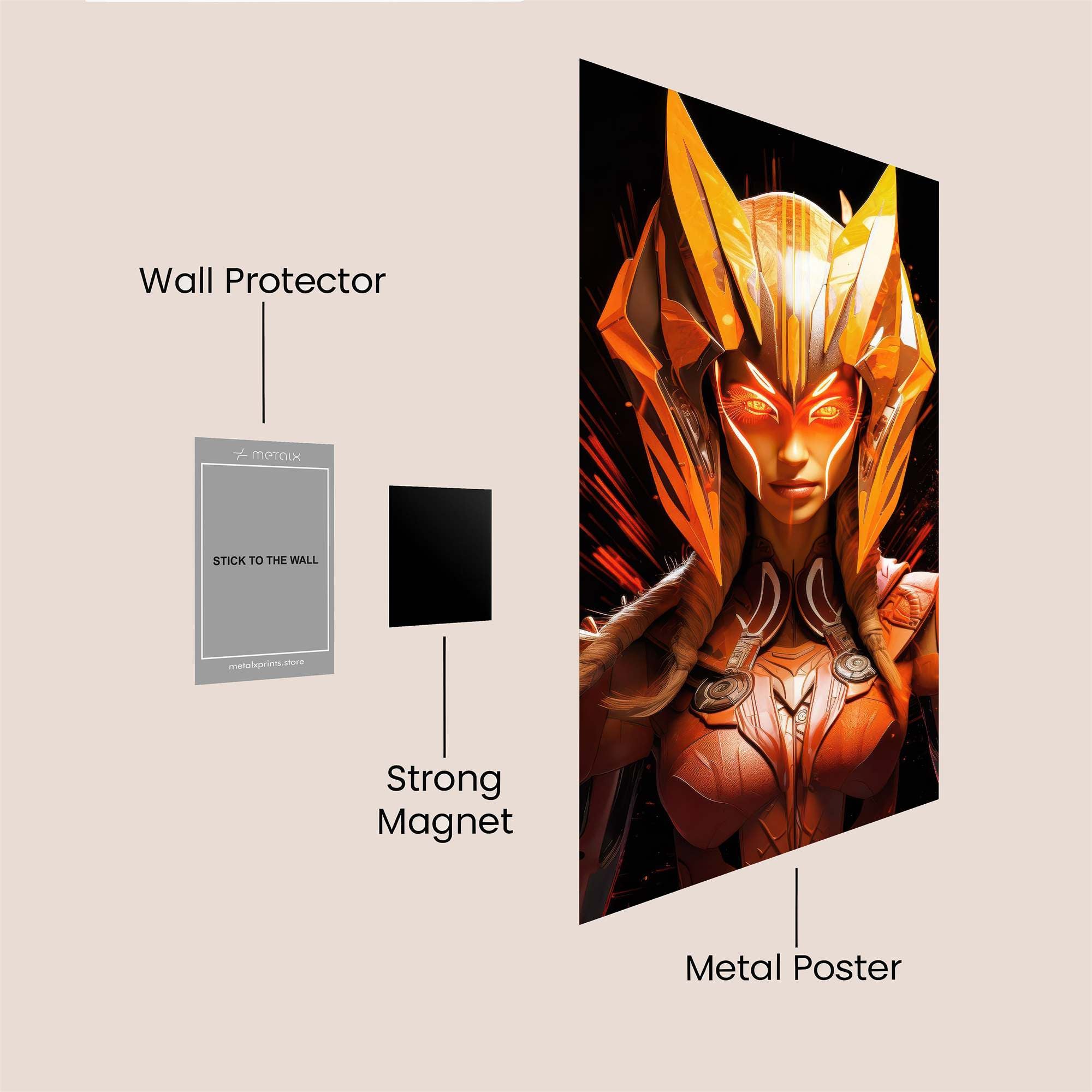 Nemesis Unleashed Safe Wall Magnetic / M