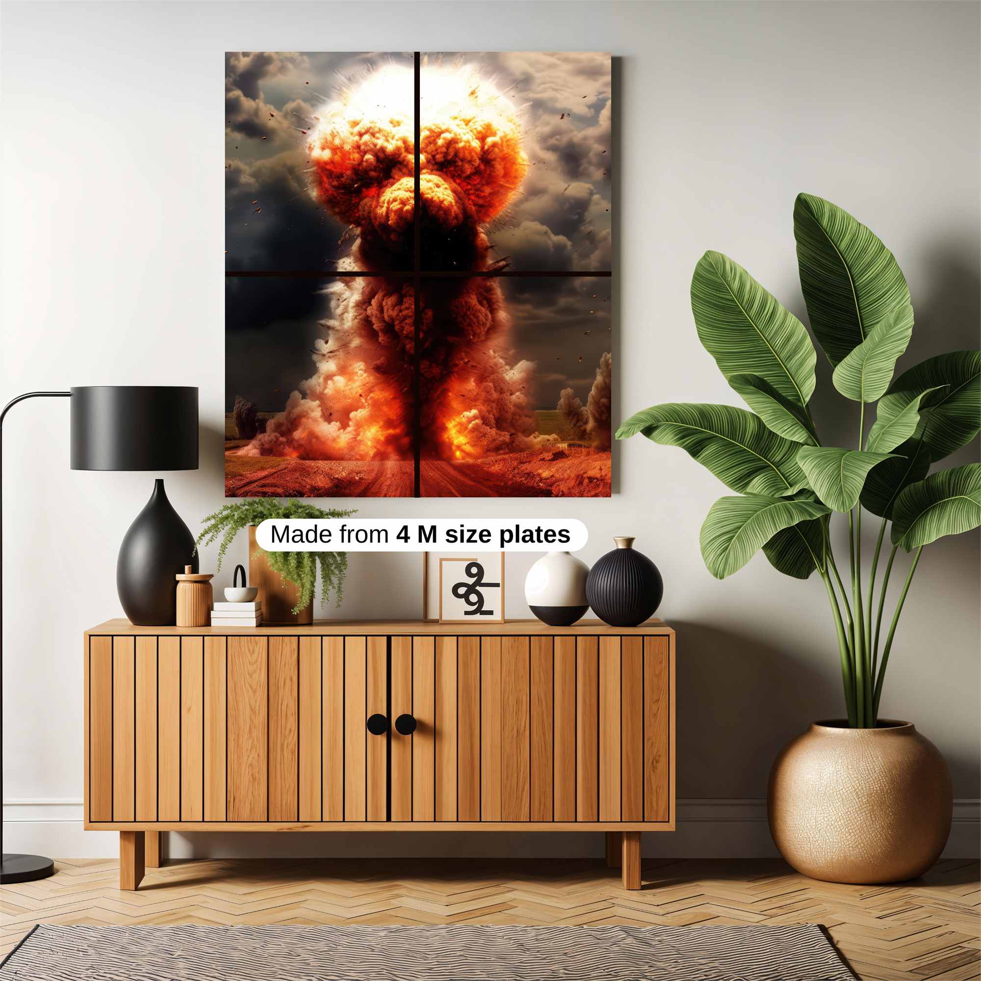 Poodle Apocalypse Safe Wall Magnetic / M