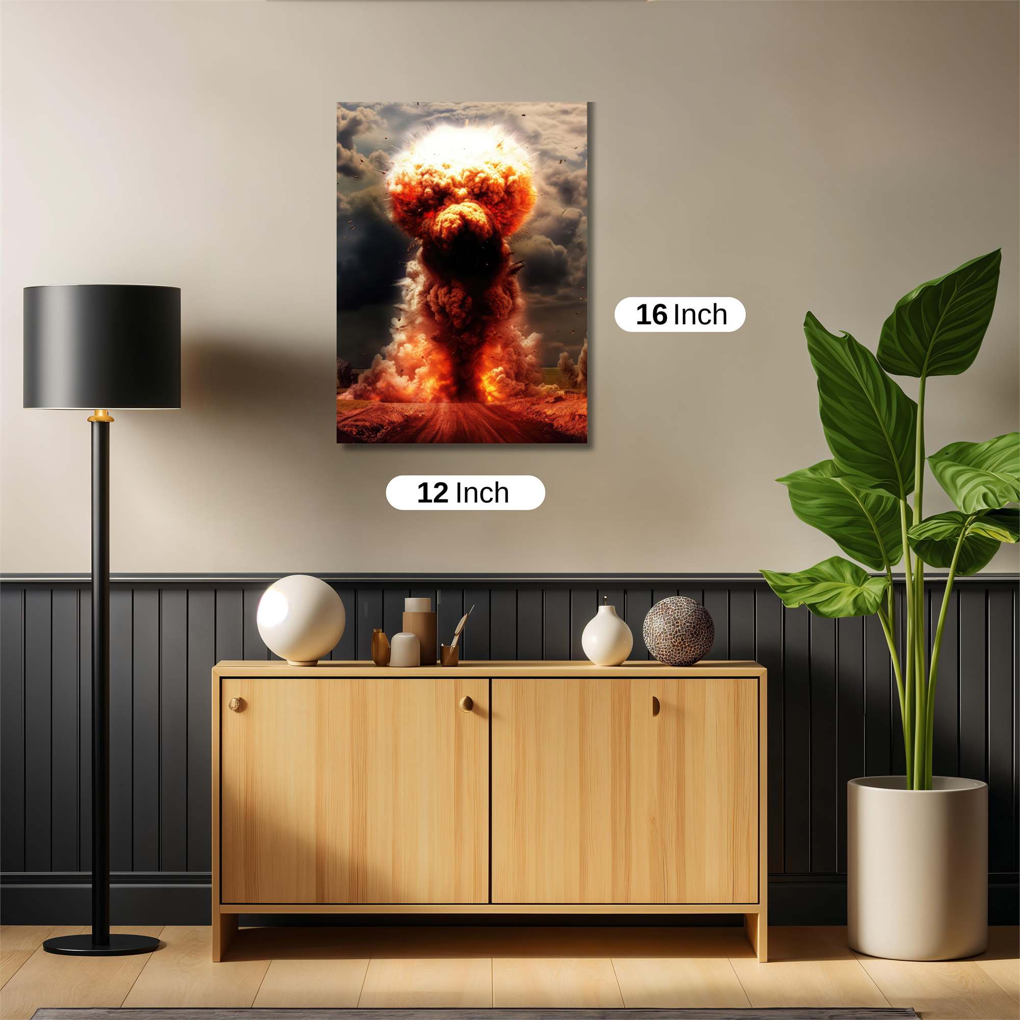 Poodle Apocalypse Safe Wall Magnetic / M