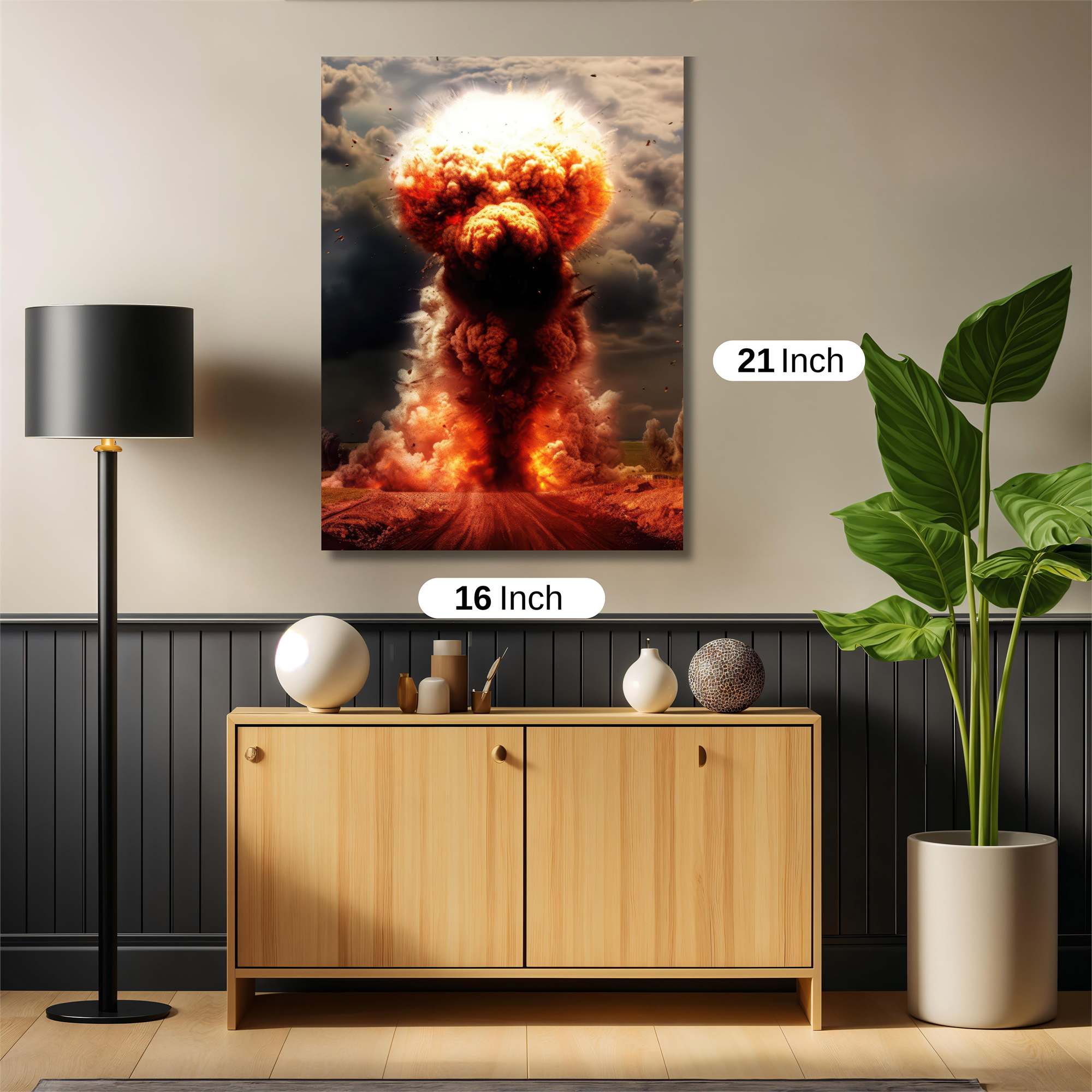 Poodle Apocalypse Safe Wall Magnetic / M