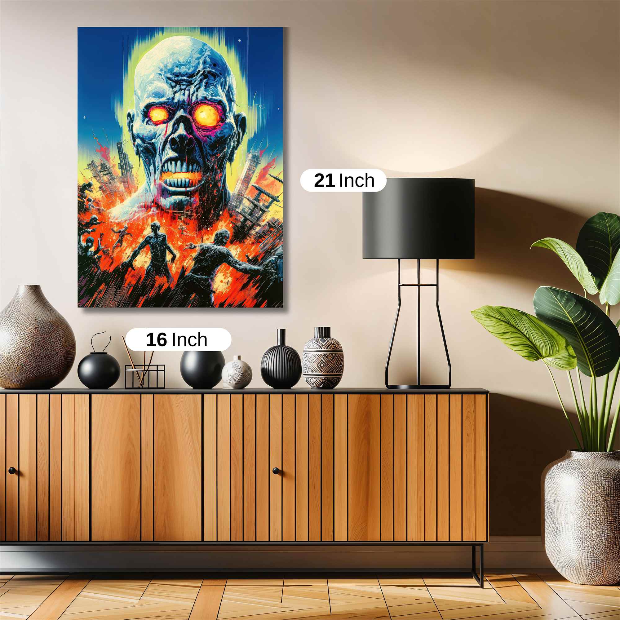 Zombie Apocalypse Safe Wall Magnetic / M
