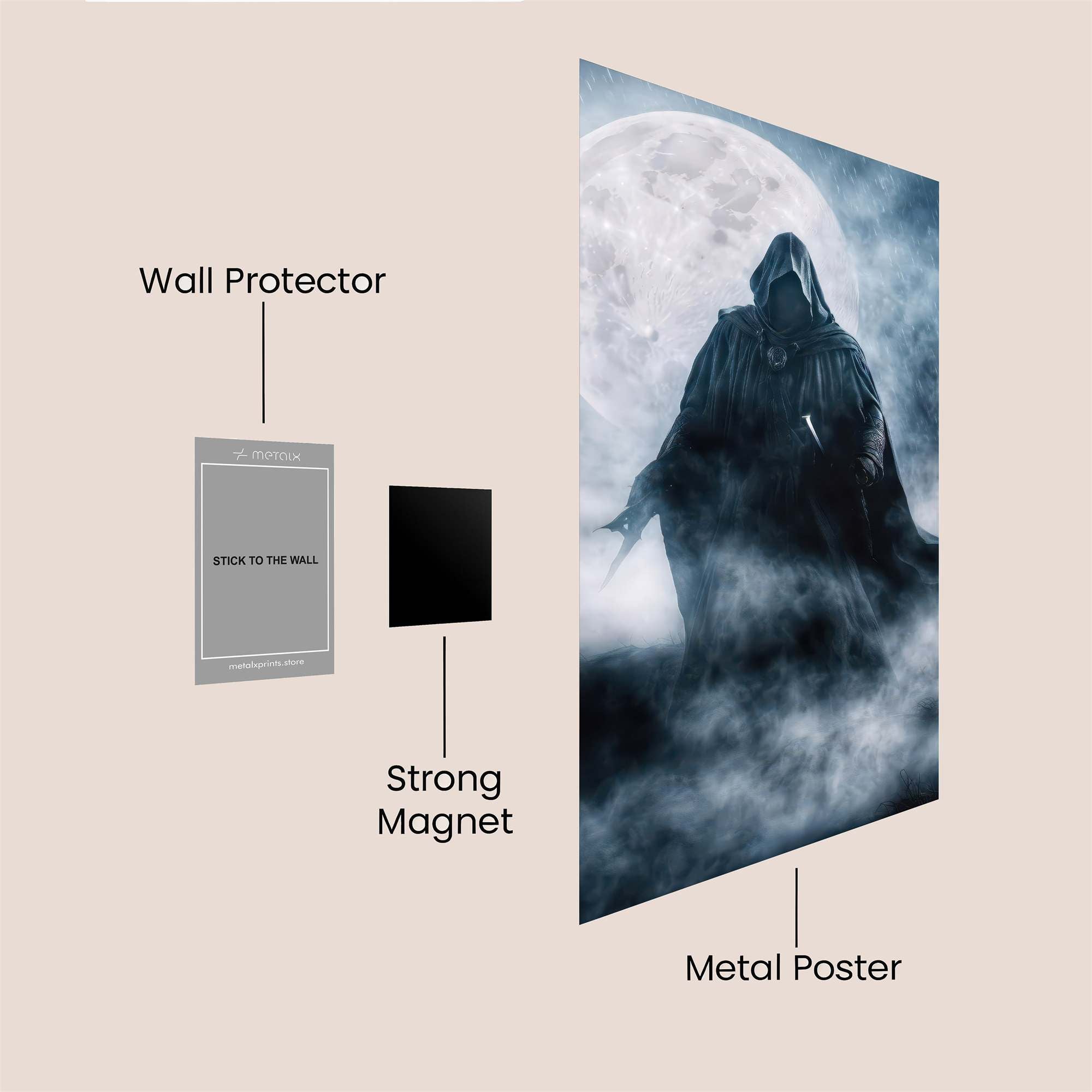 Reaper's Mist Safe Wall Magnetic / M