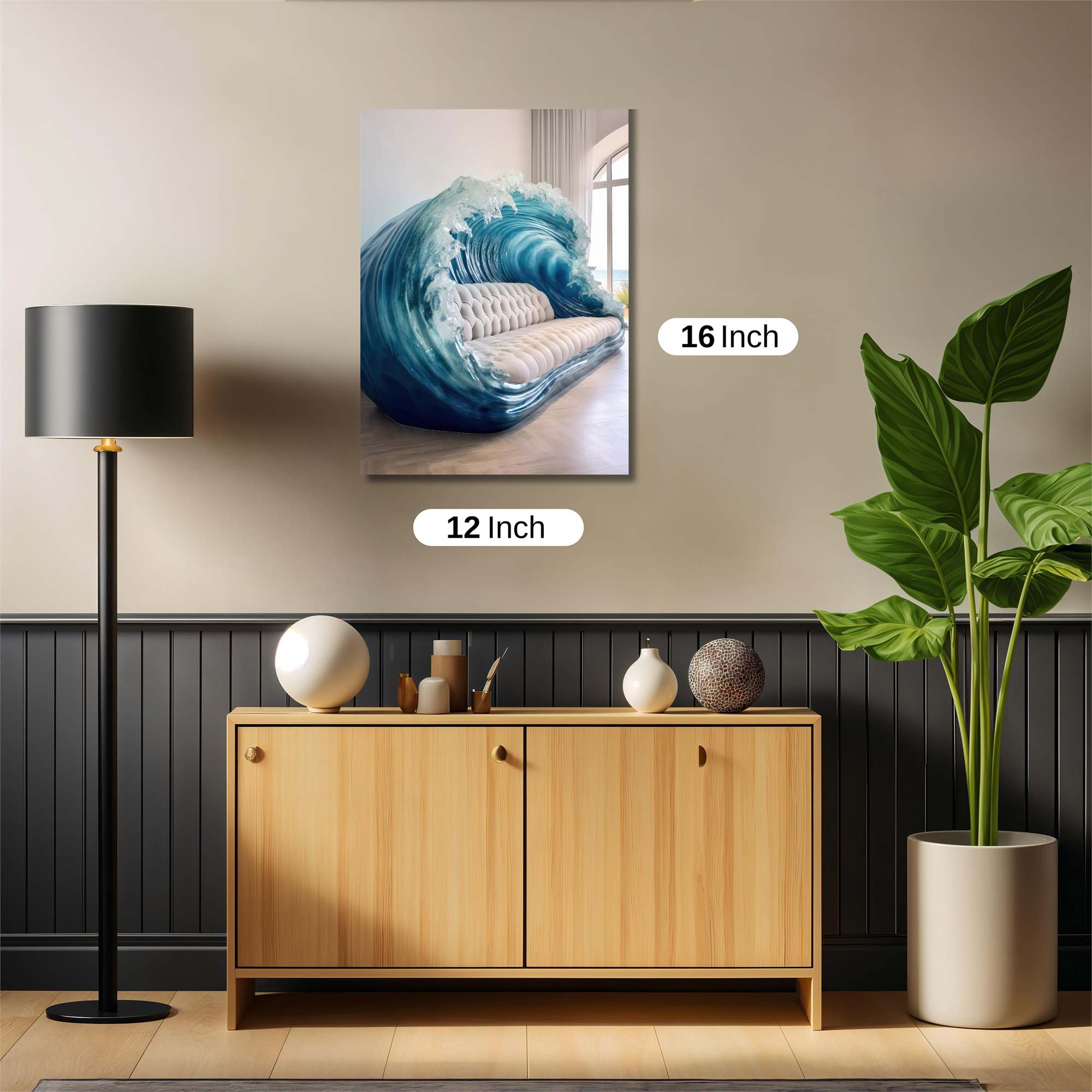 Wave Serenity Safe Wall Magnetic / M