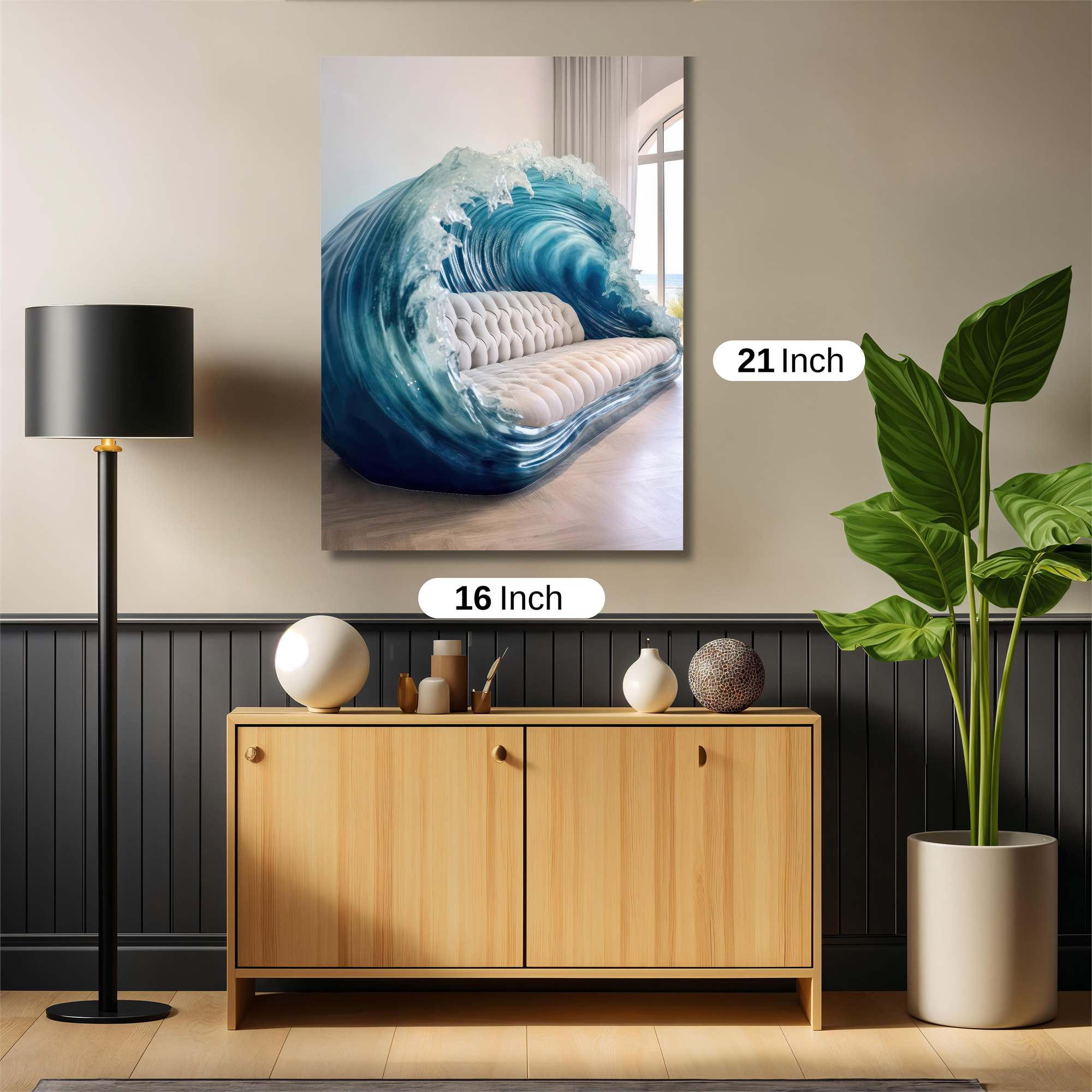 Wave Serenity Safe Wall Magnetic / M