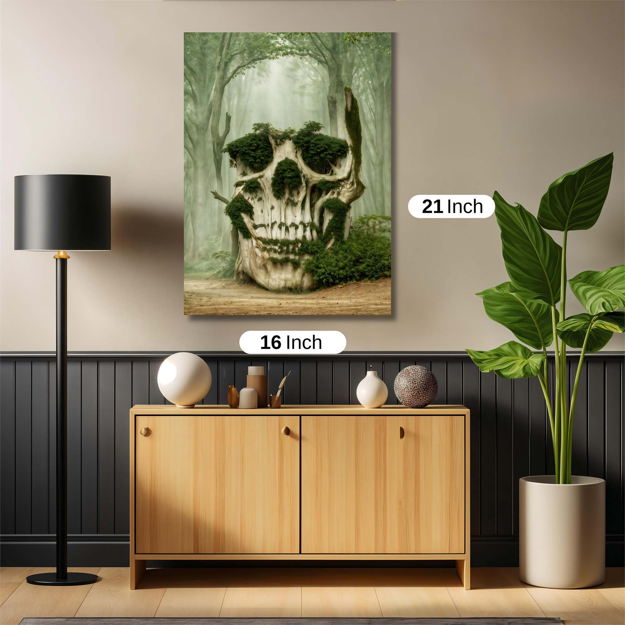 Skull Serenity Safe Wall Magnetic / M