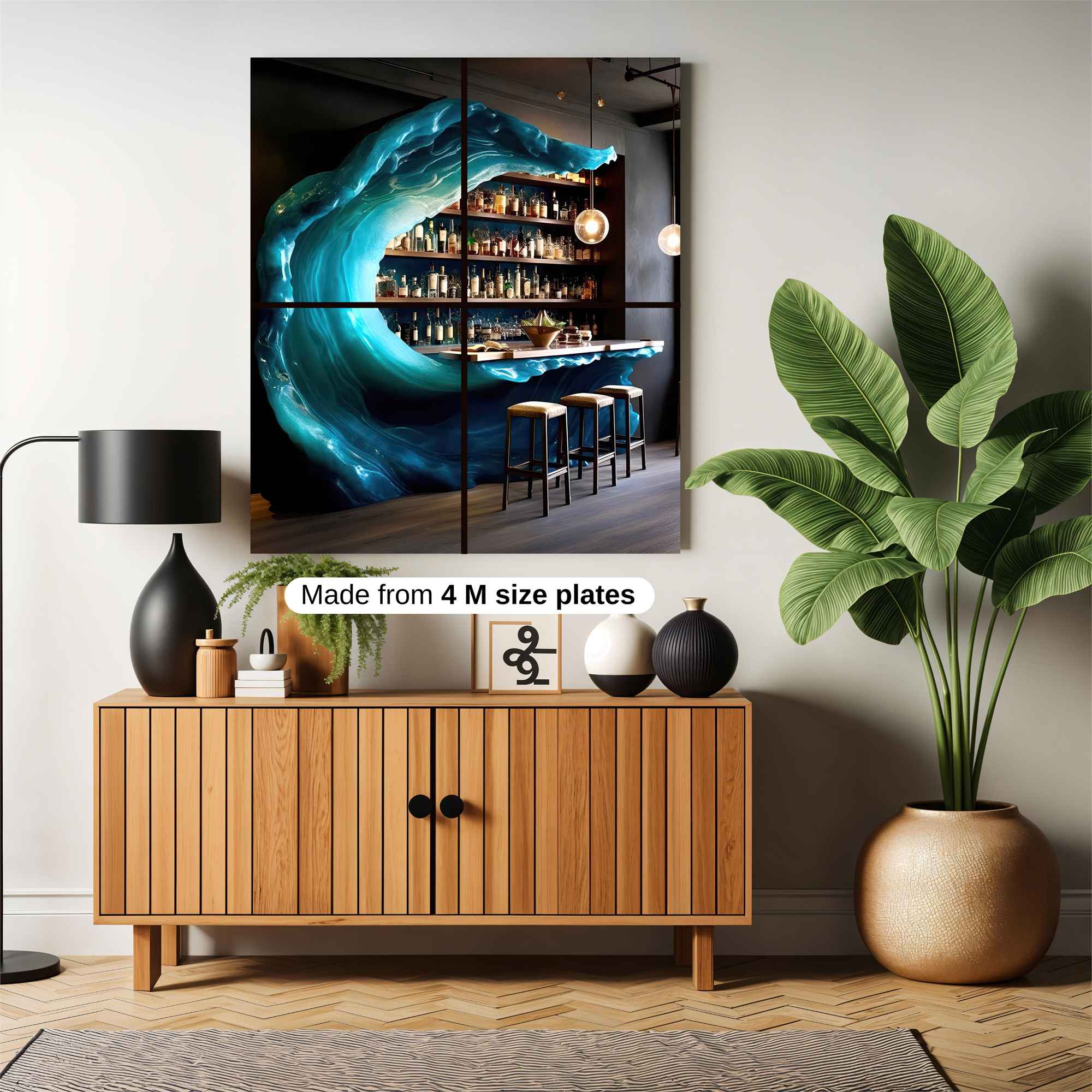 Wave Whimsy Safe Wall Magnetic / M