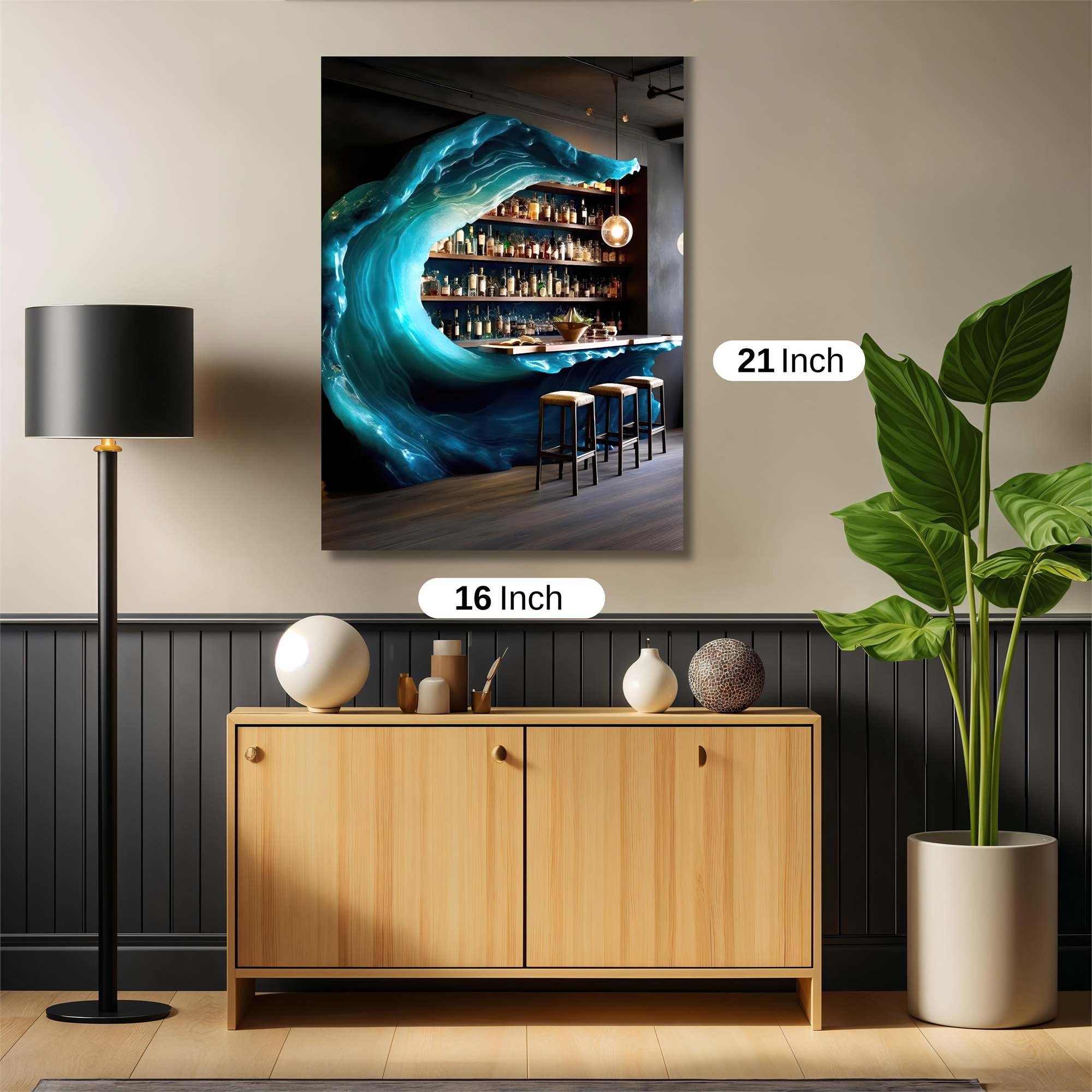 Wave Whimsy Safe Wall Magnetic / M