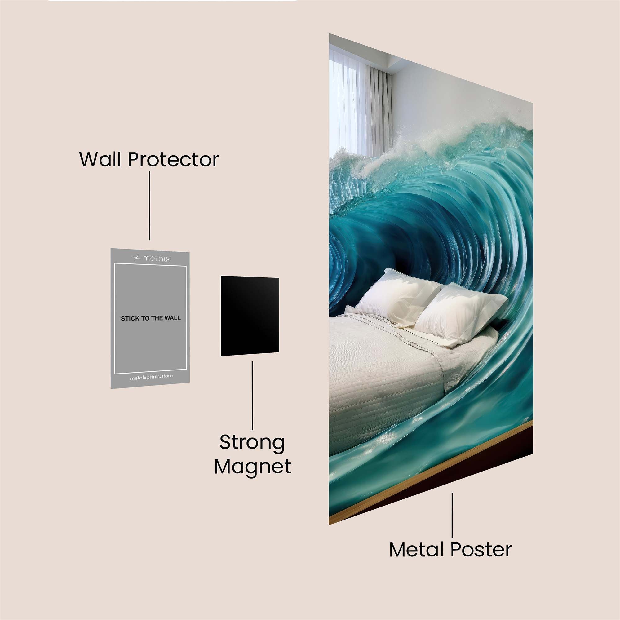 Wave Dream Safe Wall Magnetic / M