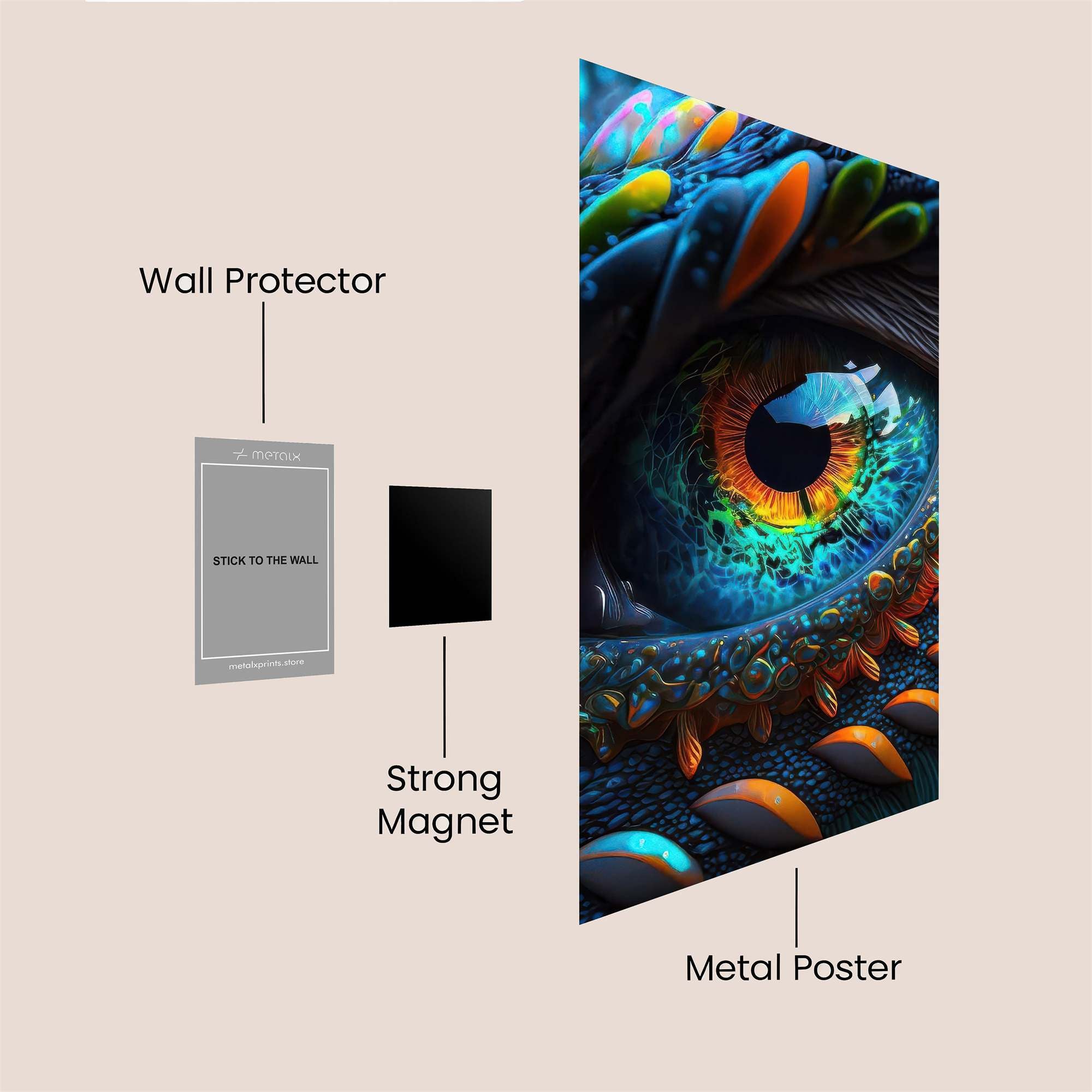 Dragon Enigma Safe Wall Magnetic / M