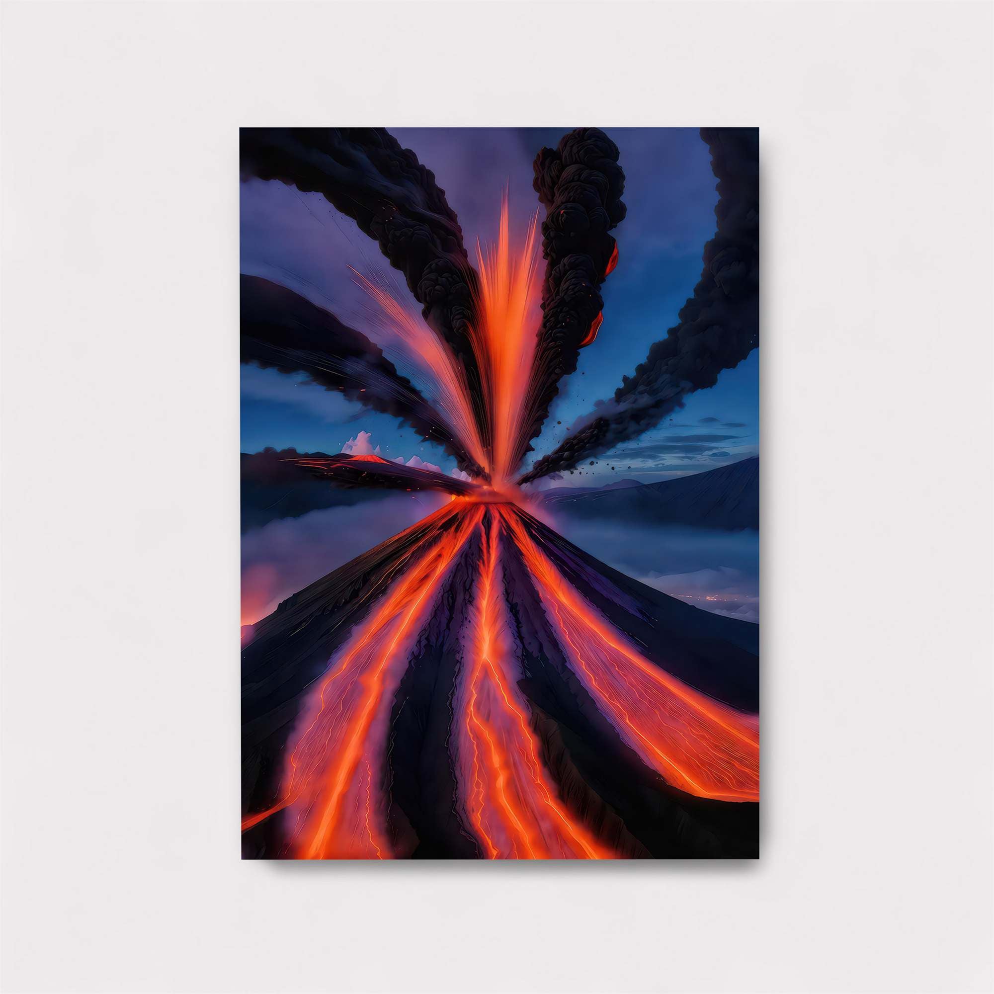 Volcano Eruption Safe Wall Magnetic / M