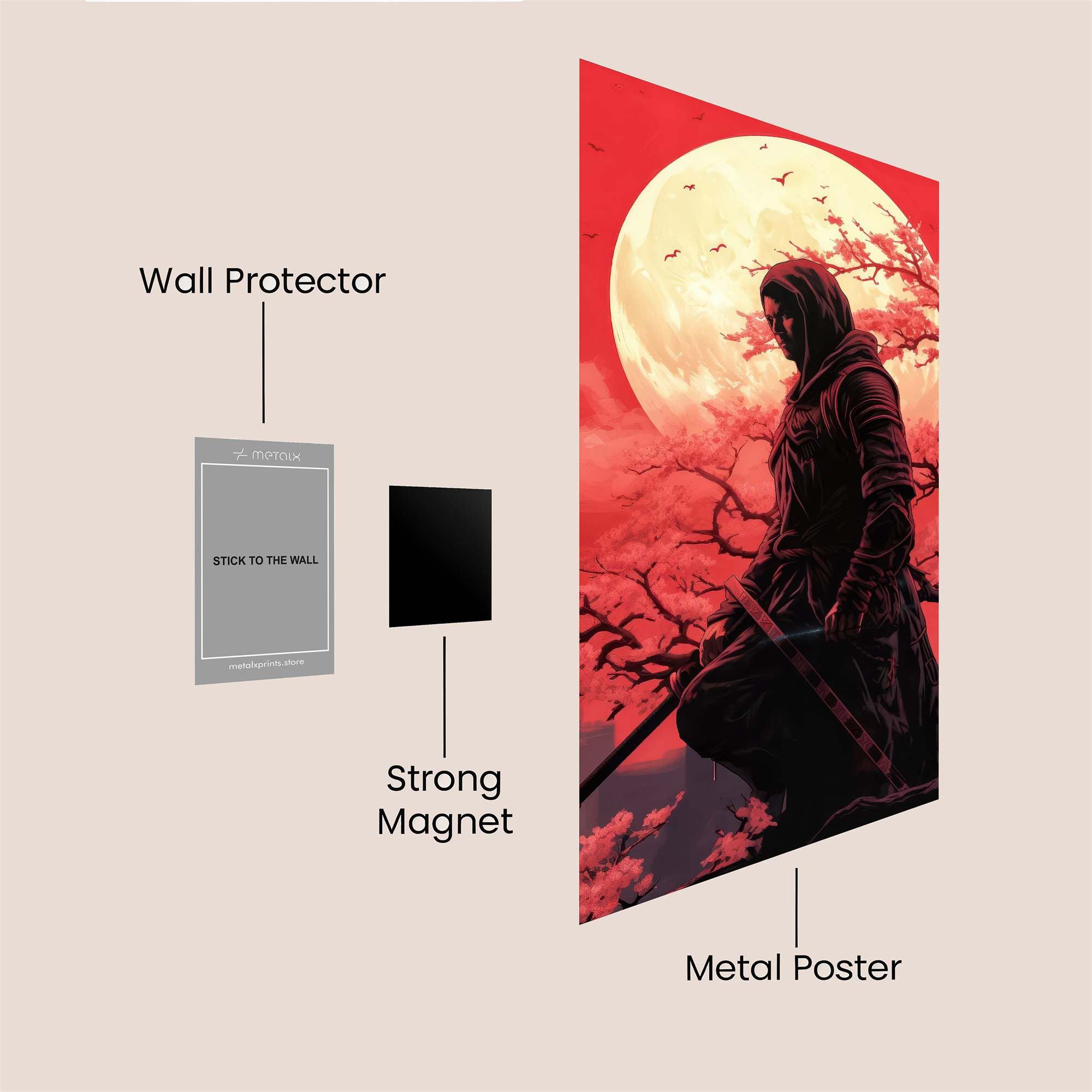 Assassin's Solitude Safe Wall Magnetic / M
