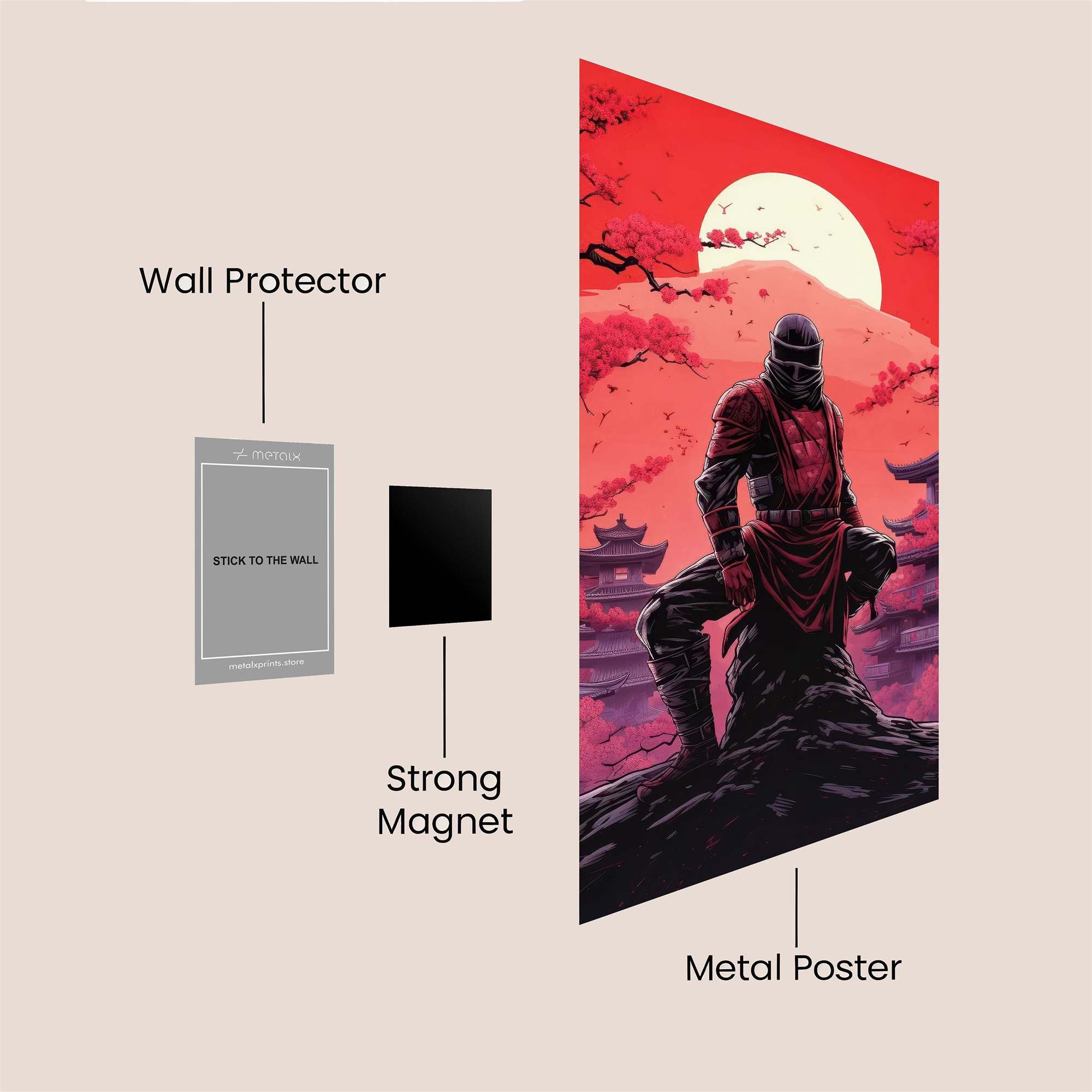 Shinobi Serenity Safe Wall Magnetic / M