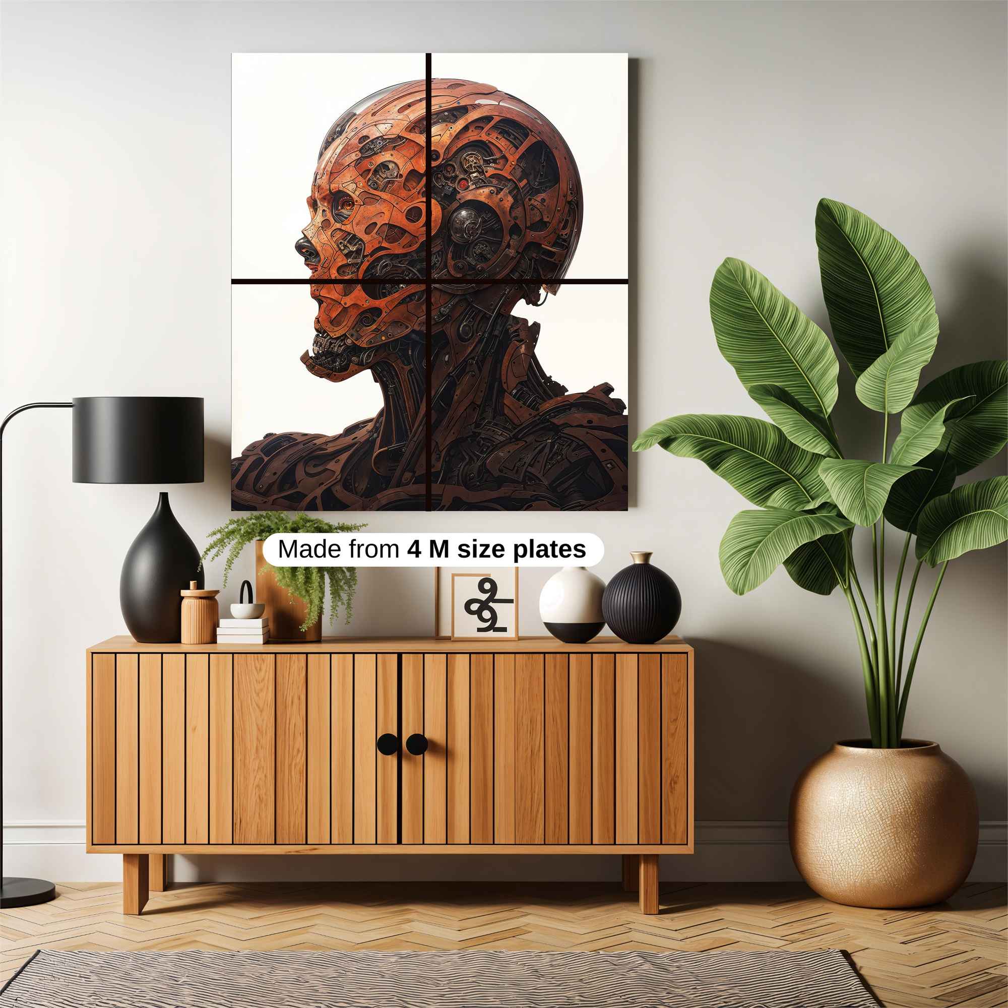Rust Elegance Safe Wall Magnetic / M